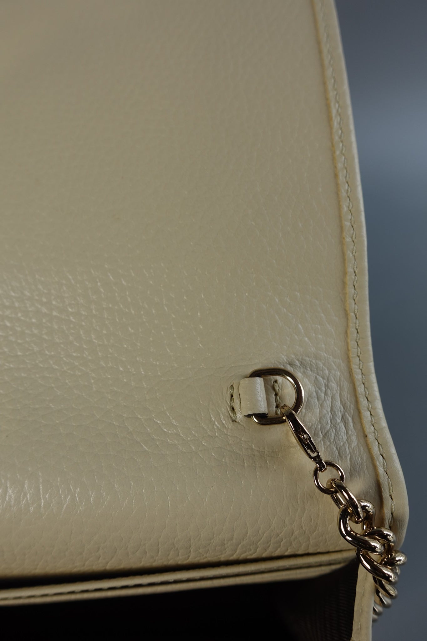 GG Ivory White Leather Sling Crossbody Bag | Purse Maison Luxury Bags Shop