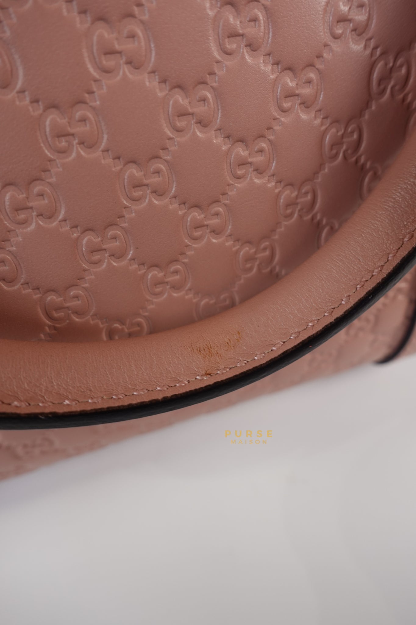 GG Joy Micro Guccissima Pink Leather Bag | Purse Maison Luxury Bags Shop