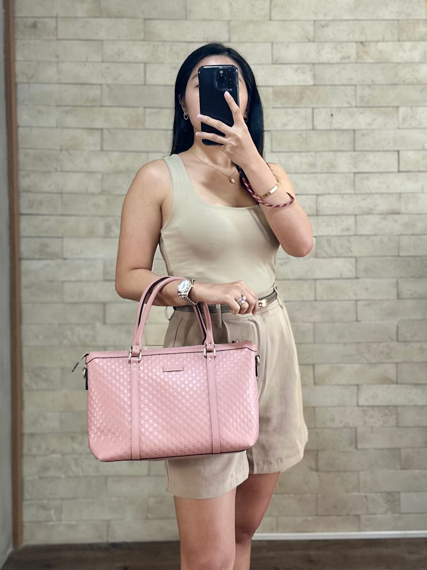 GG Joy Micro Guccissima Pink Leather Bag | Purse Maison Luxury Bags Shop