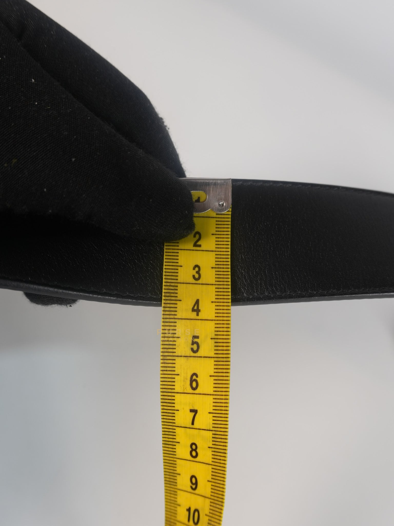 GG Leather Belt in Black Size 90 | Purse Maison Luxury Bags Shop