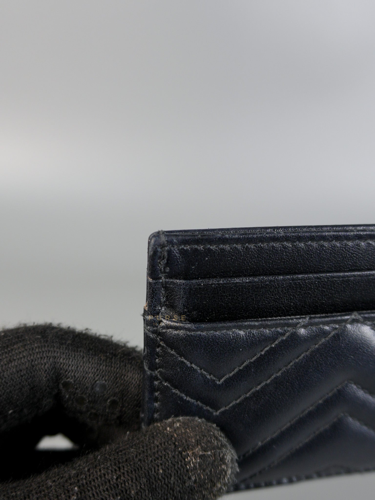 GG Marmont Black Card Holder | Purse Maison Luxury Bags Shop
