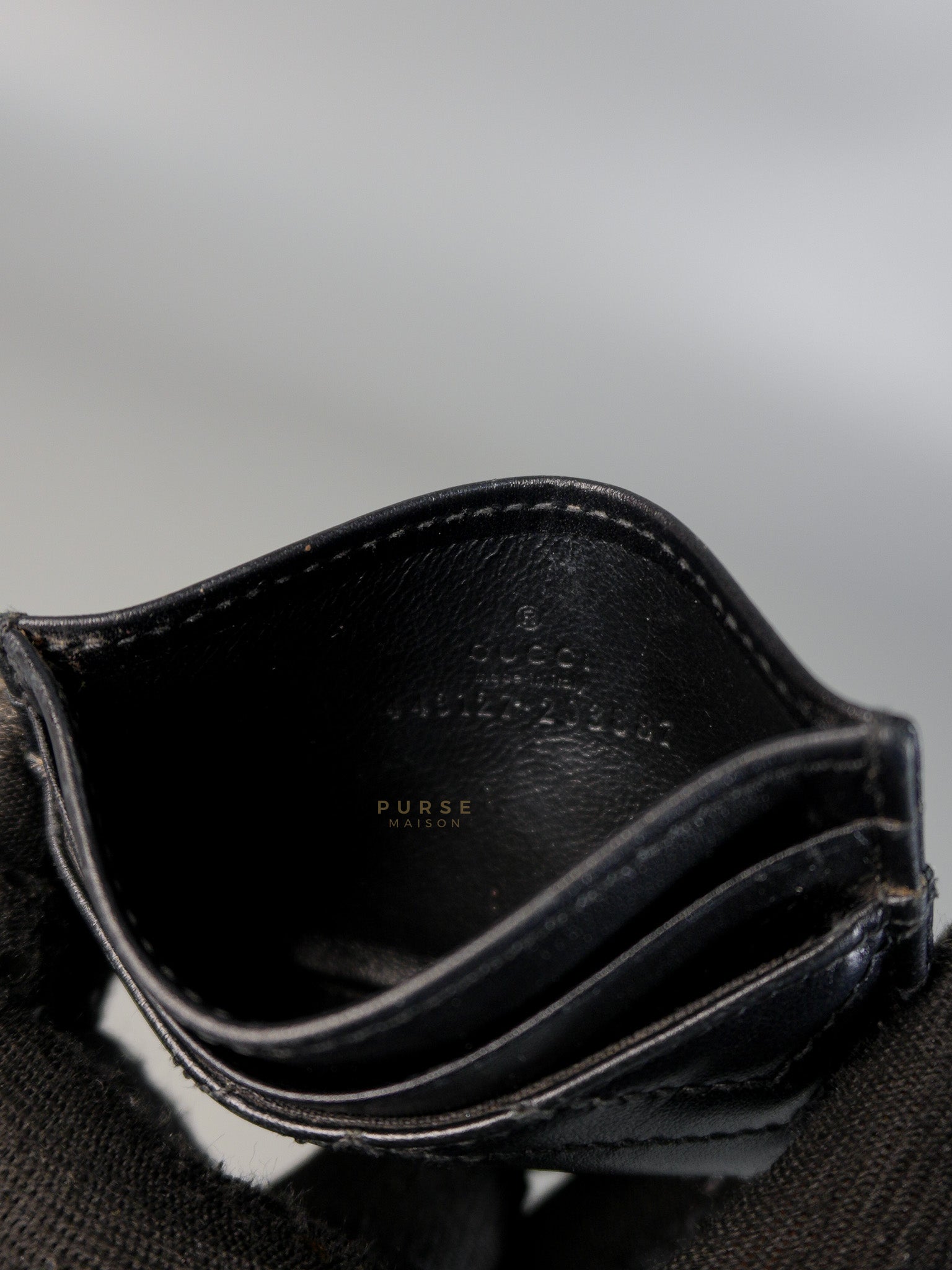 GG Marmont Black Card Holder | Purse Maison Luxury Bags Shop