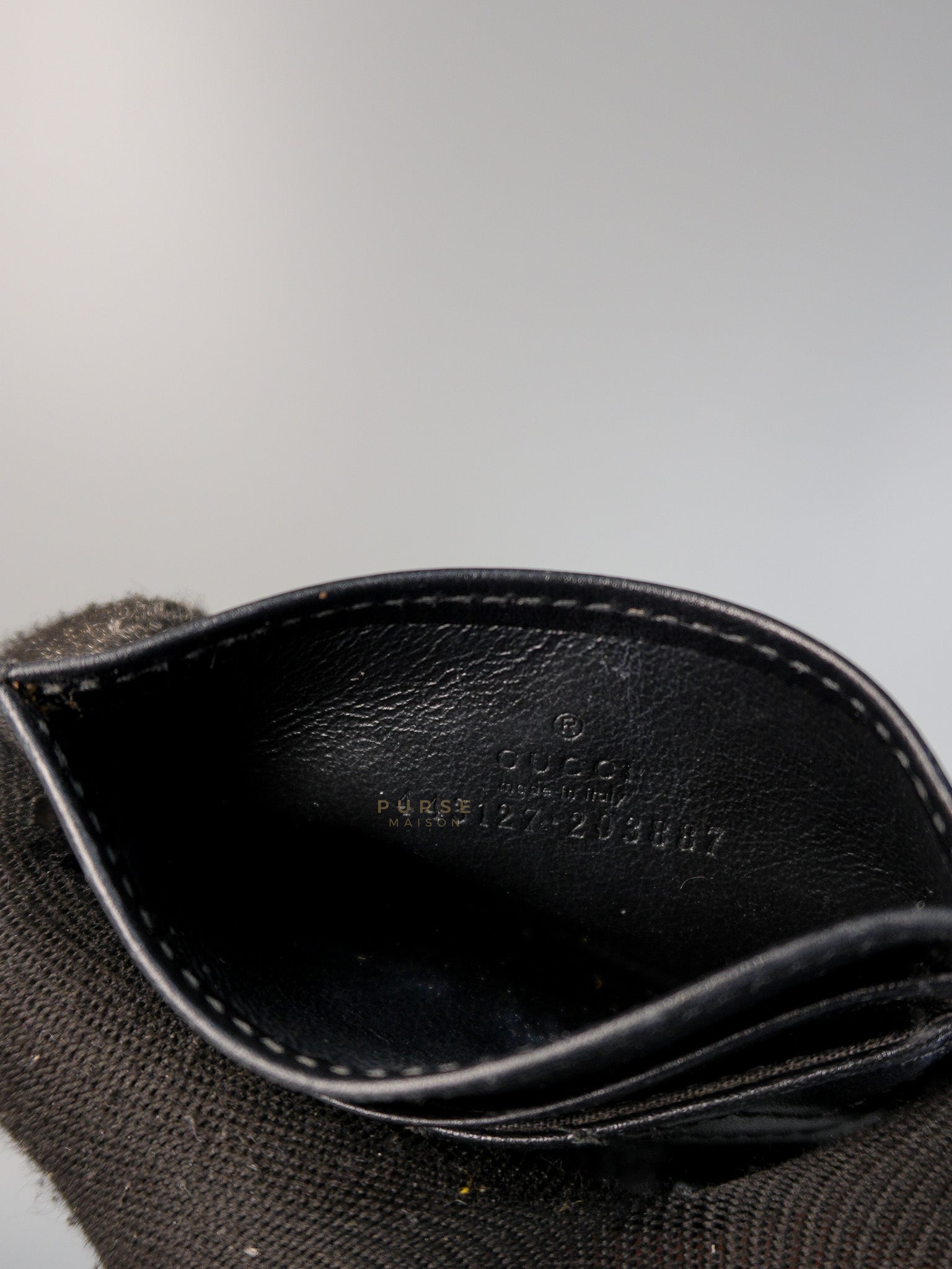 GG Marmont Black Card Holder | Purse Maison Luxury Bags Shop