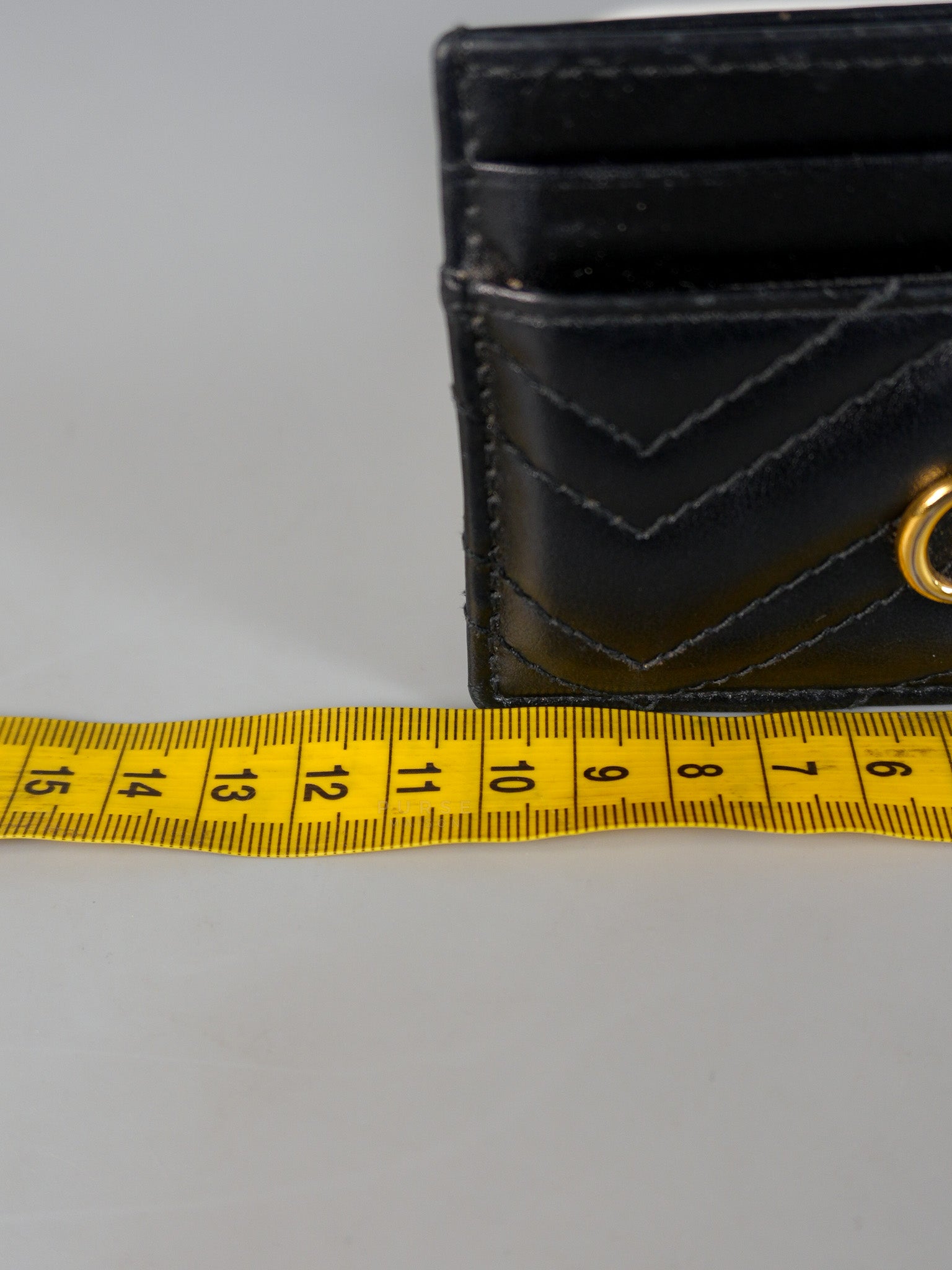 GG Marmont Black Card Holder | Purse Maison Luxury Bags Shop