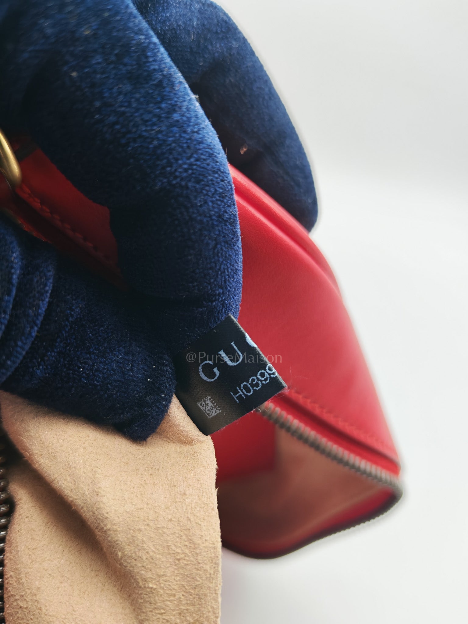 GG Marmont Camera Bag in Red Calfskin Matellase Leather & Aged Gold Hardware | Purse Maison Luxury Bags Shop