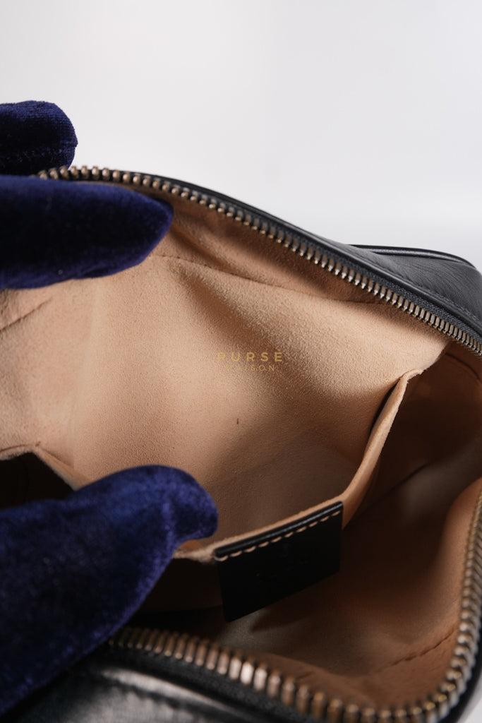 GG Marmont Camera Bag Small in Black Matelassé Leather | Purse Maison Luxury Bags Shop