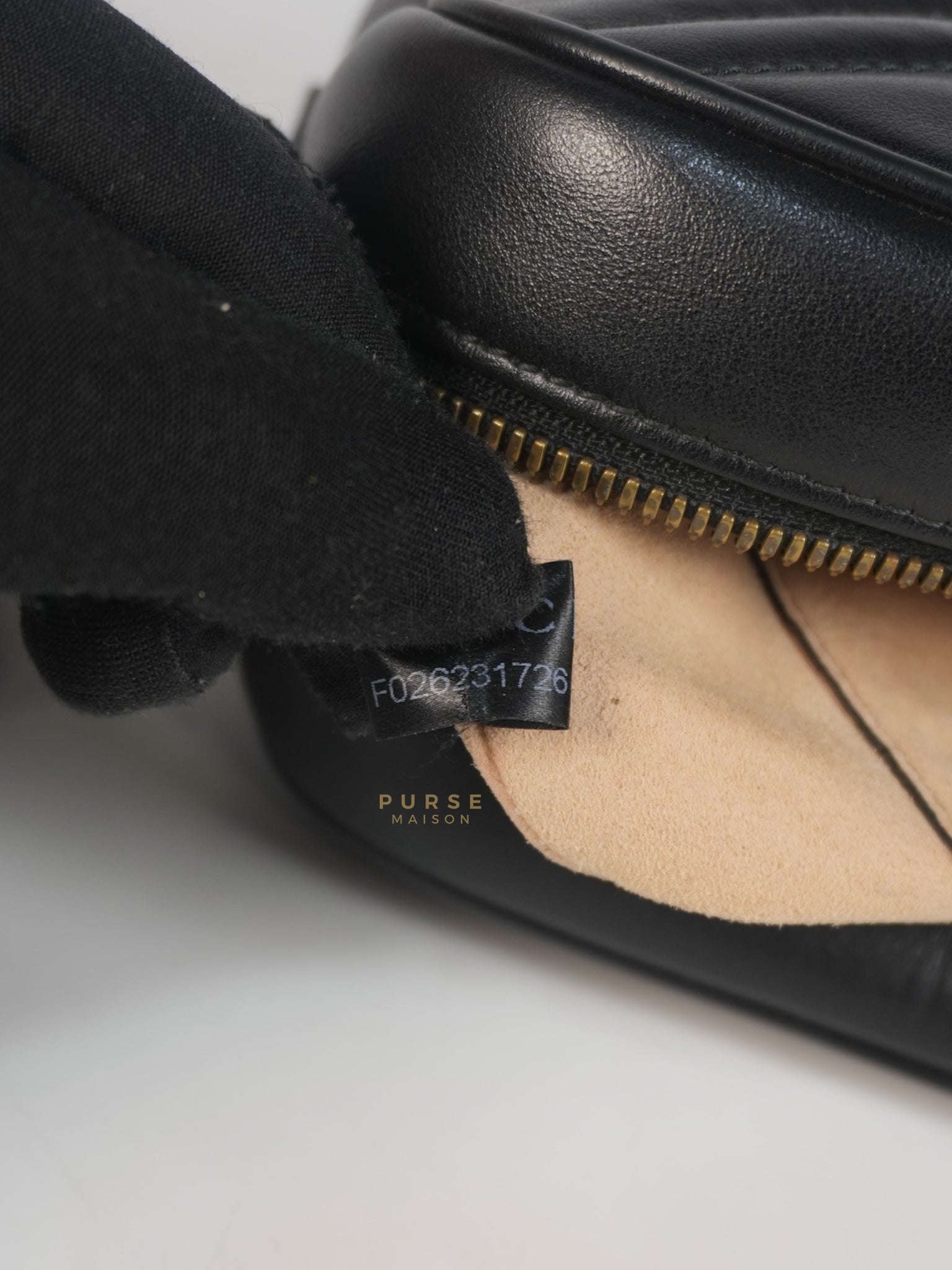 GG Marmont Camera Bag Small in Black Matelassé Leather | Purse Maison Luxury Bags Shop