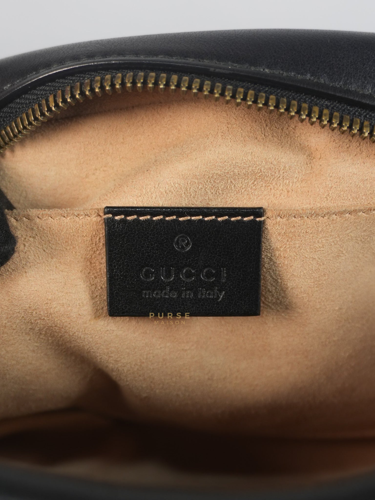 GG Marmont Camera Bag Small in Black Matelassé Leather | Purse Maison Luxury Bags Shop