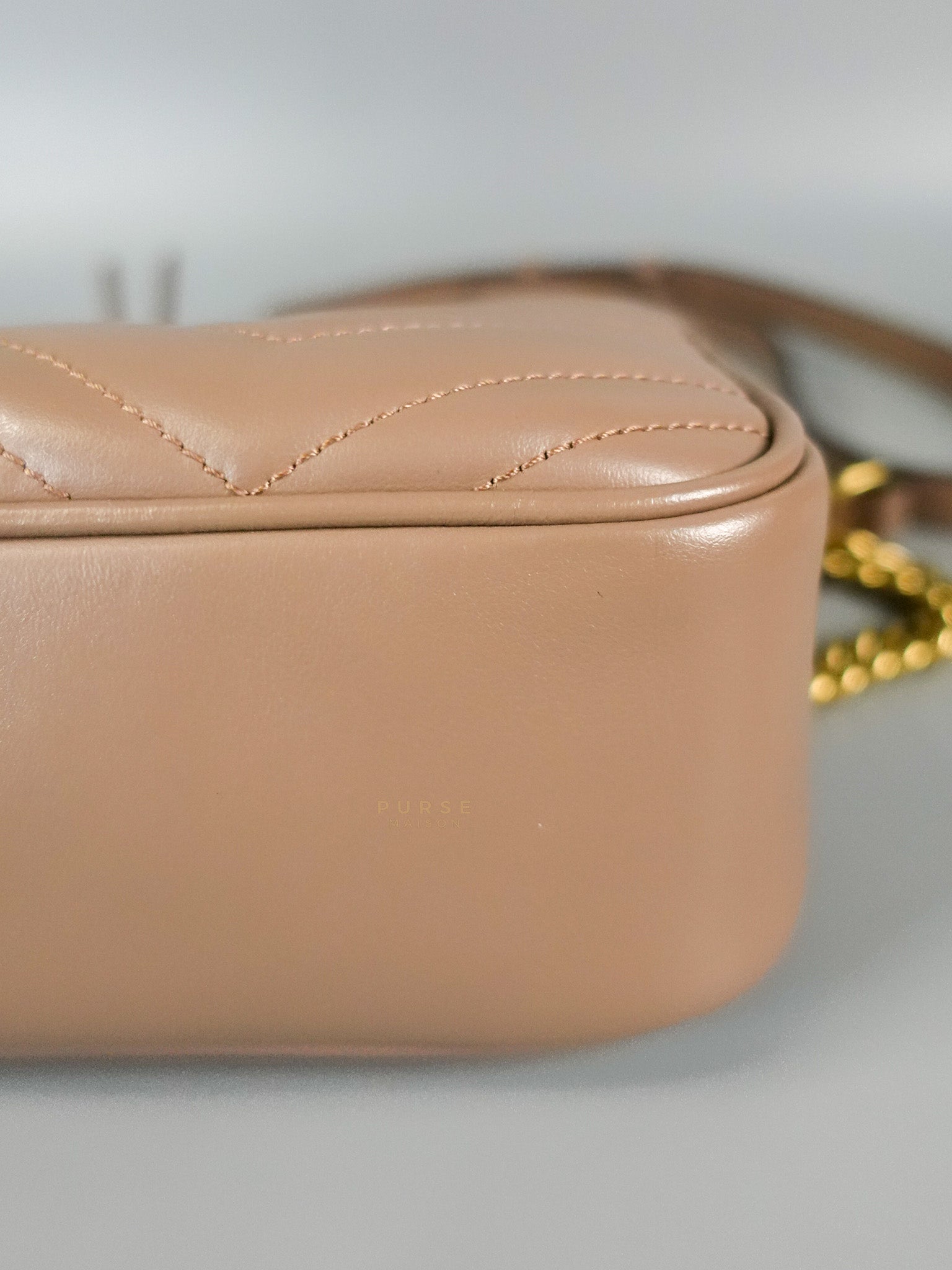 GG Marmont Camera Bag Small Matelasse Dusty Pink | Purse Maison Luxury Bags Shop