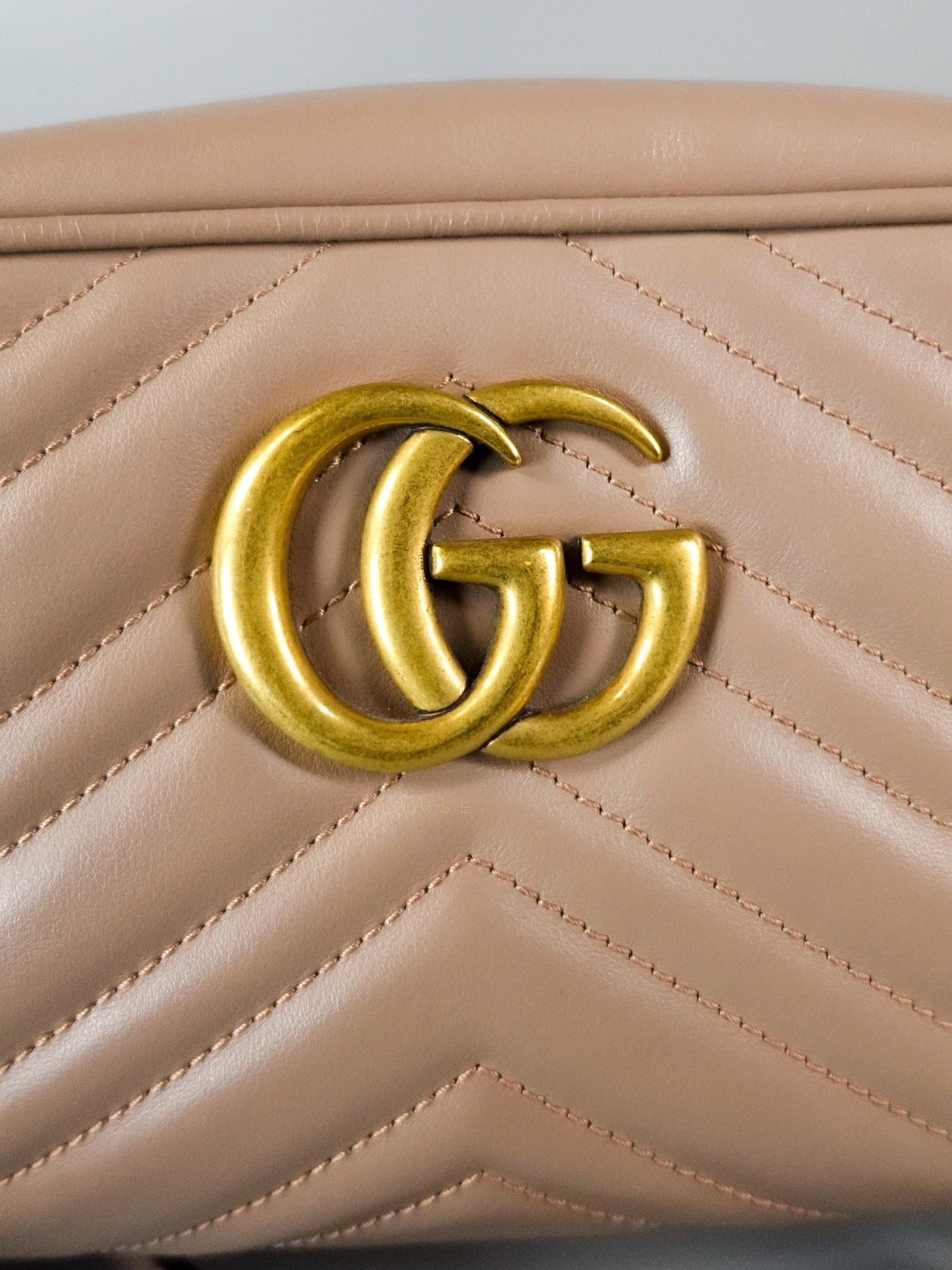 GG Marmont Camera Bag Small Matelasse Dusty Pink | Purse Maison Luxury Bags Shop