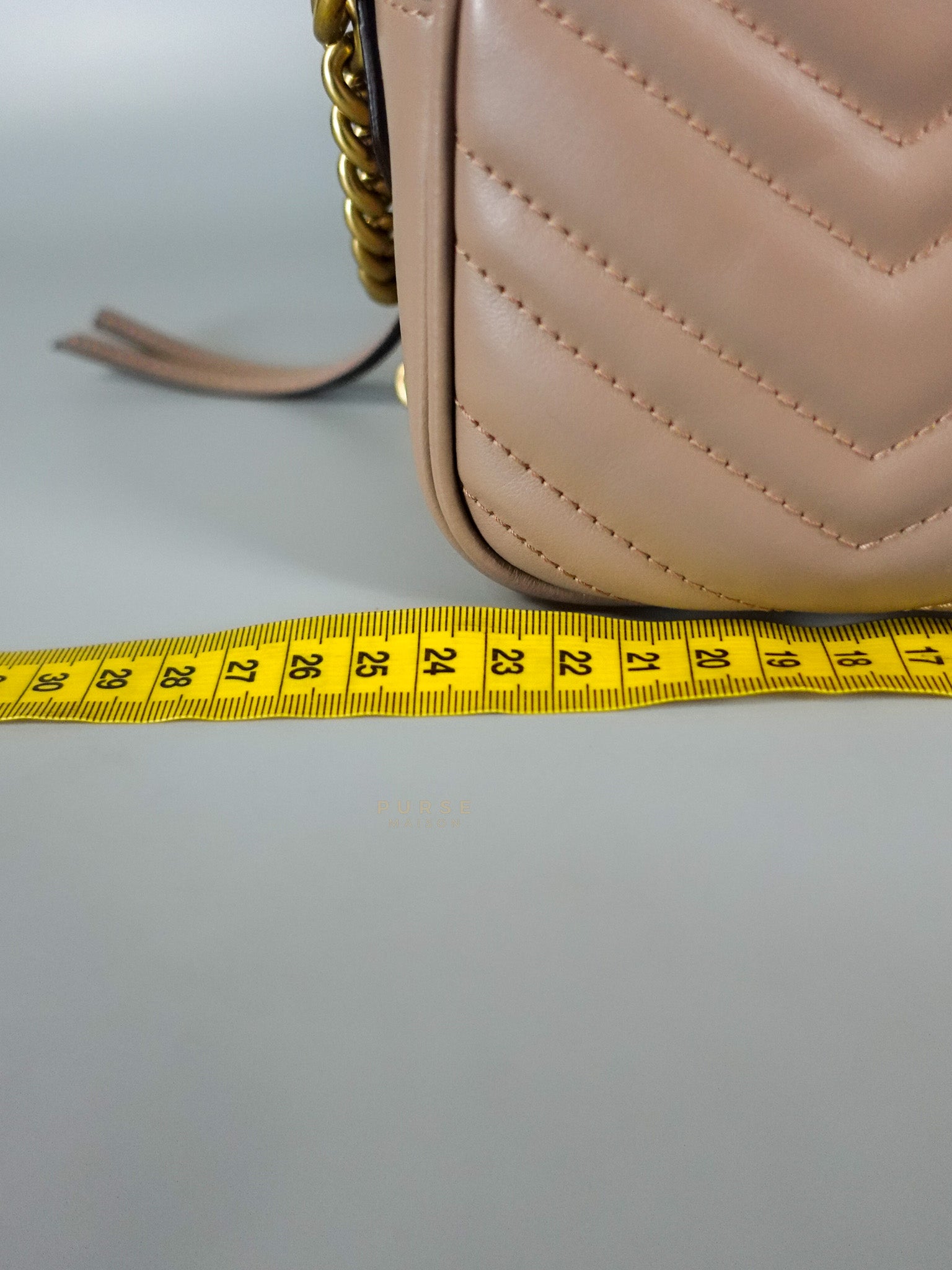 GG Marmont Camera Bag Small Matelasse Dusty Pink | Purse Maison Luxury Bags Shop