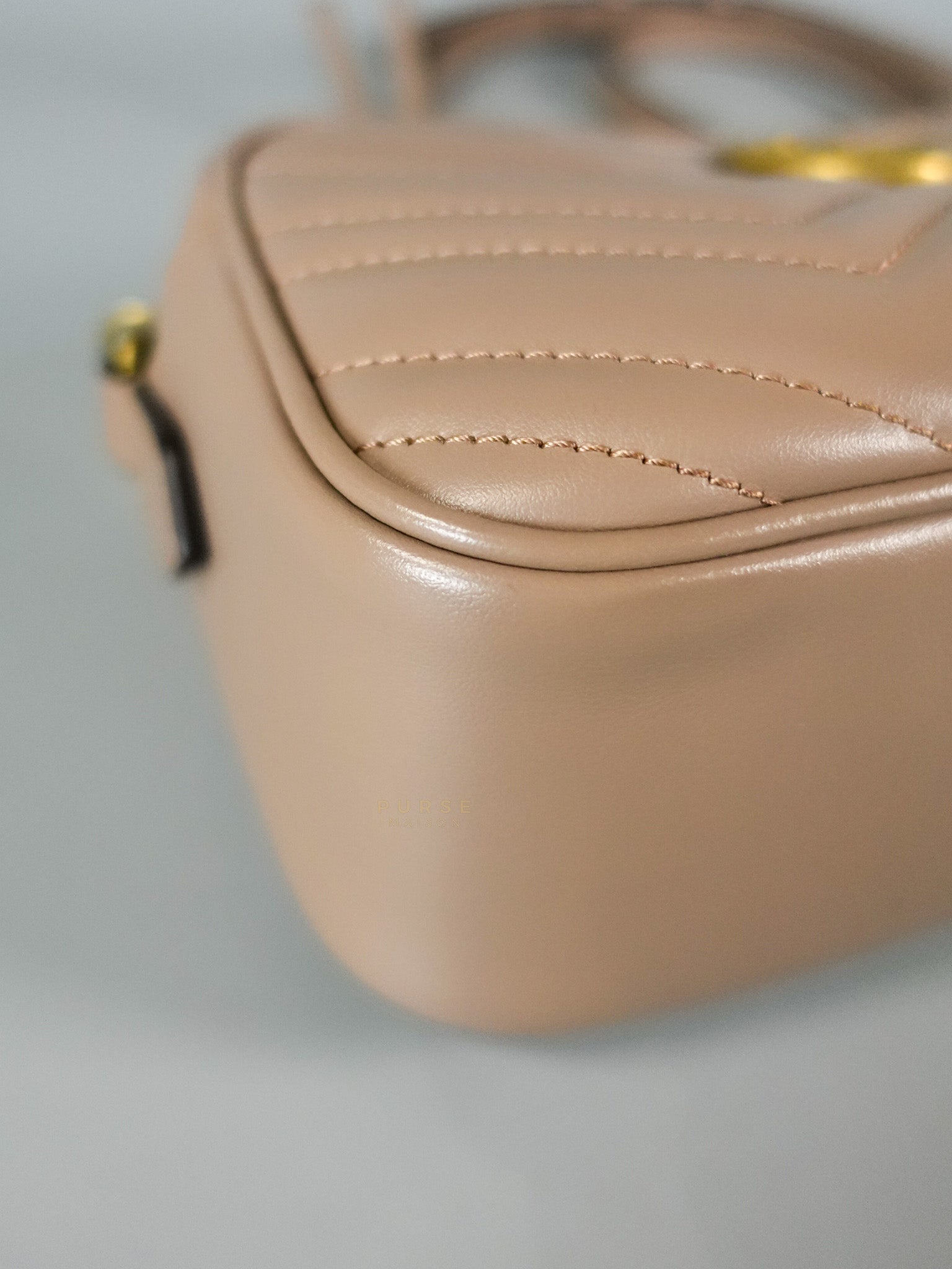 GG Marmont Camera Bag Small Matelasse Dusty Pink | Purse Maison Luxury Bags Shop