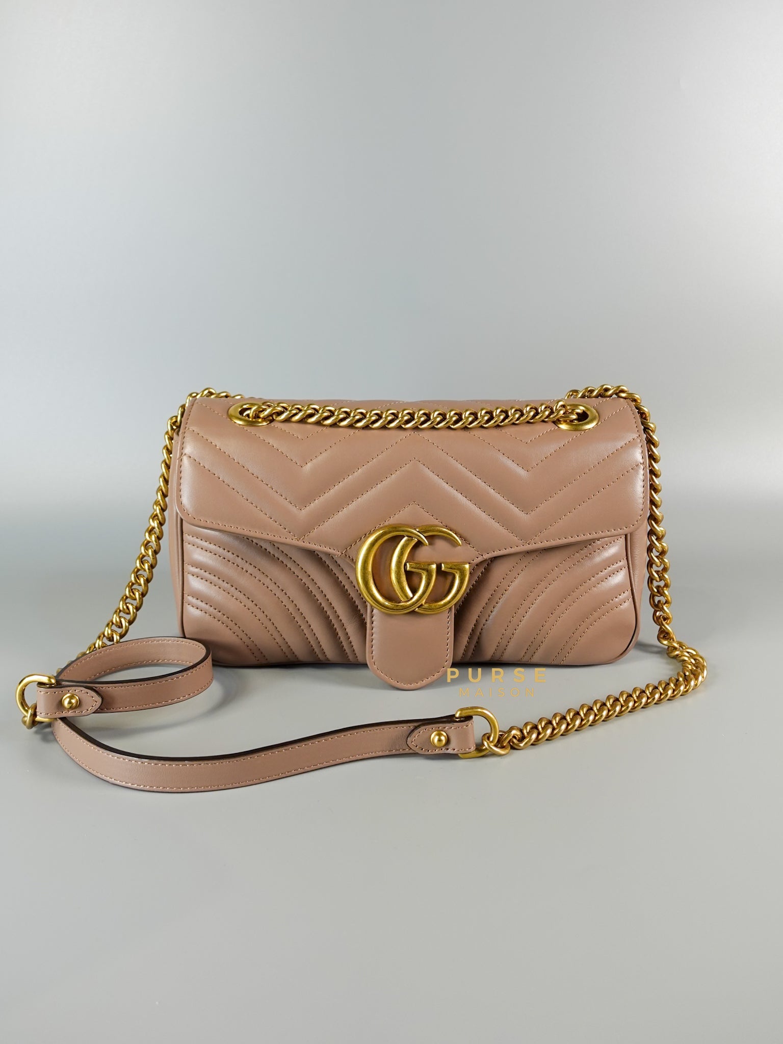 GG Marmont Flap Small Dusty Rose Shoulder Bag | Purse Maison Luxury Bags Shop