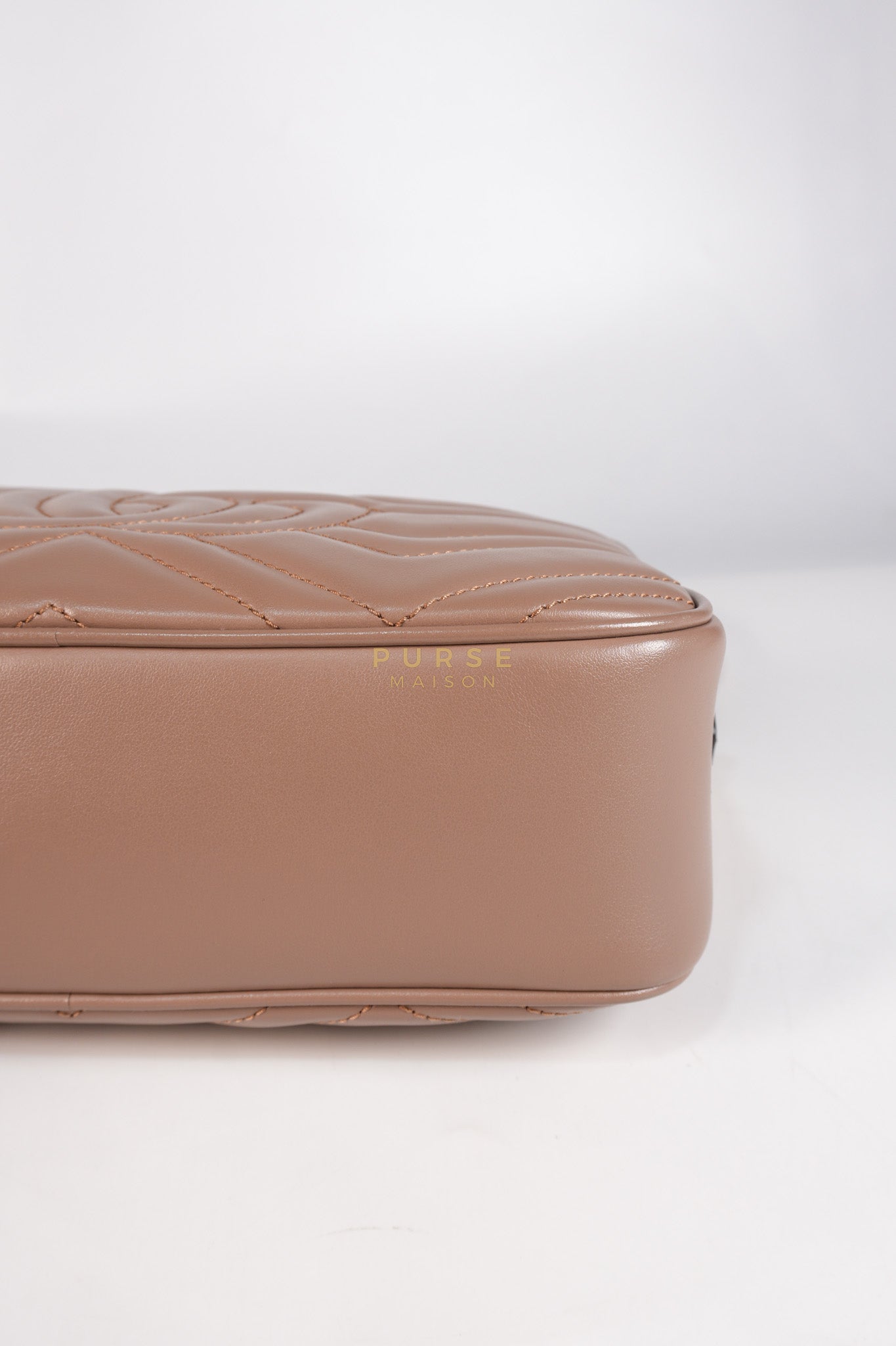 GG Marmont Matelasse Small Camera Bag in Dusty Rose | Purse Maison Luxury Bags Shop