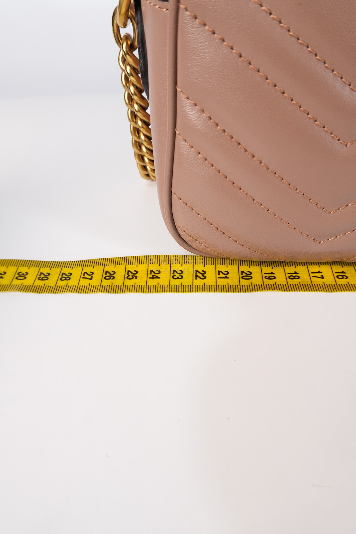 GG Marmont Matelasse Small Camera Bag in Dusty Rose | Purse Maison Luxury Bags Shop