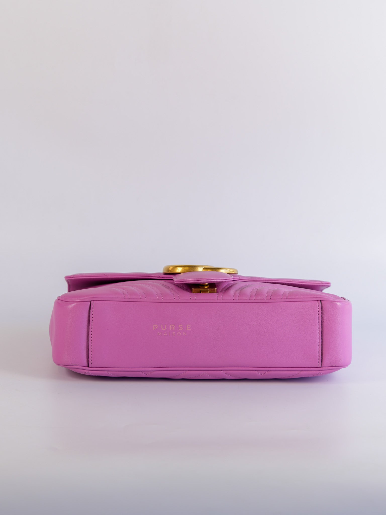 GG Marmont Medium Candy Mousse Calfskin Matelasse Leather | Purse Maison Luxury Bags Shop