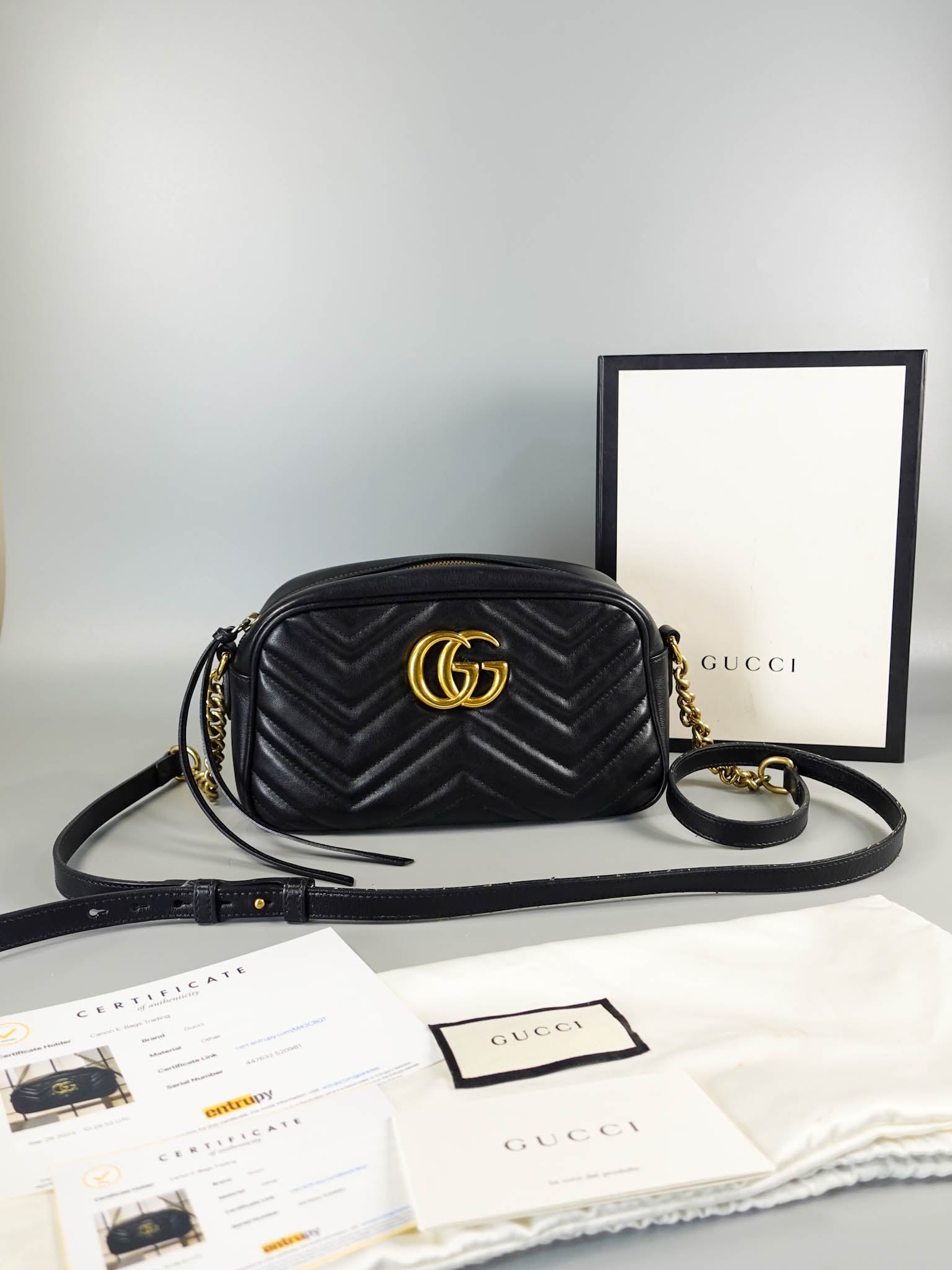 GG Marmont Small Black Matelasse Camera Bag | Purse Maison Luxury Bags Shop