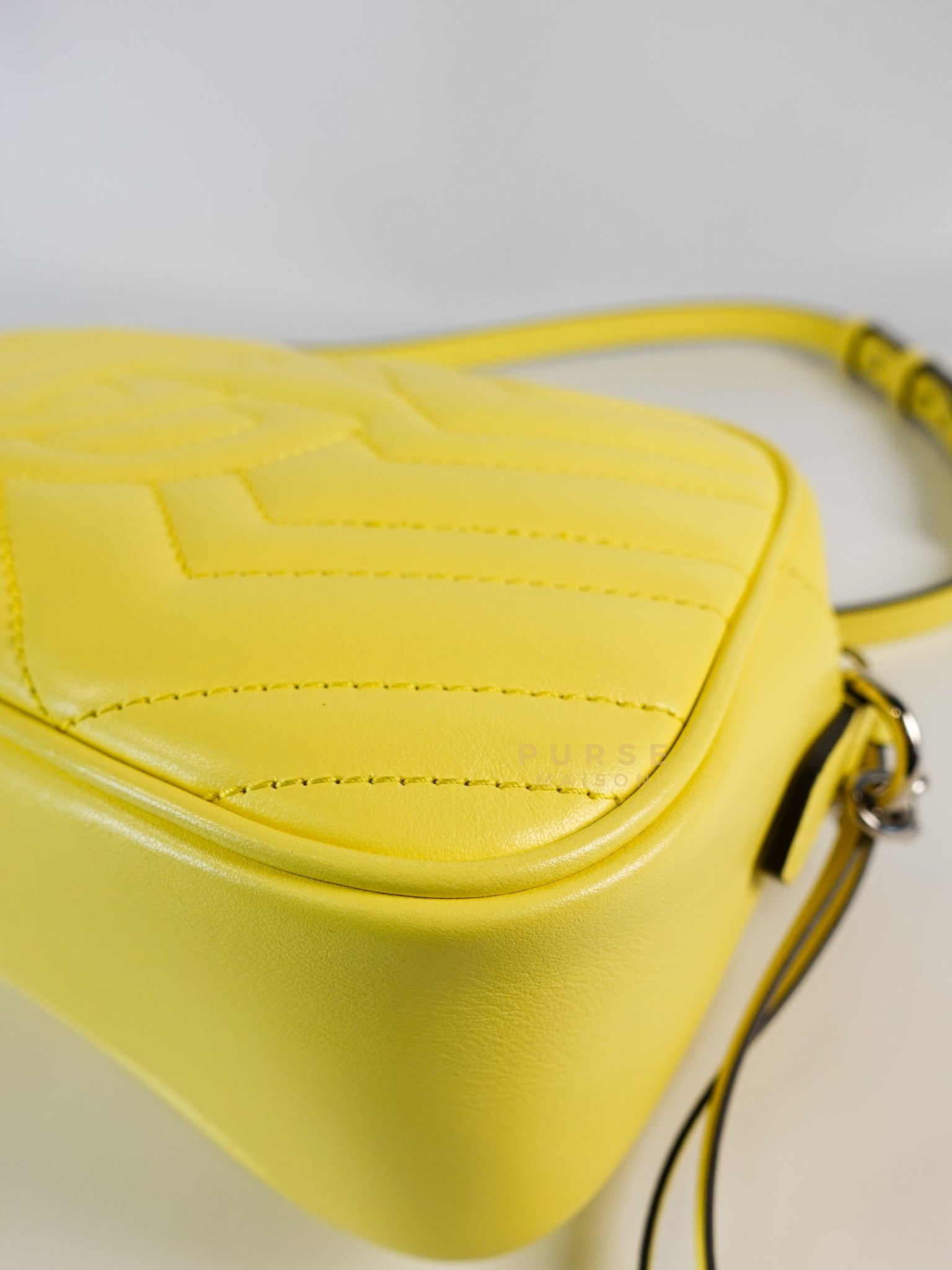 GG Marmont Small Lime Matelasse Camera Bag | Purse Maison Luxury Bags Shop