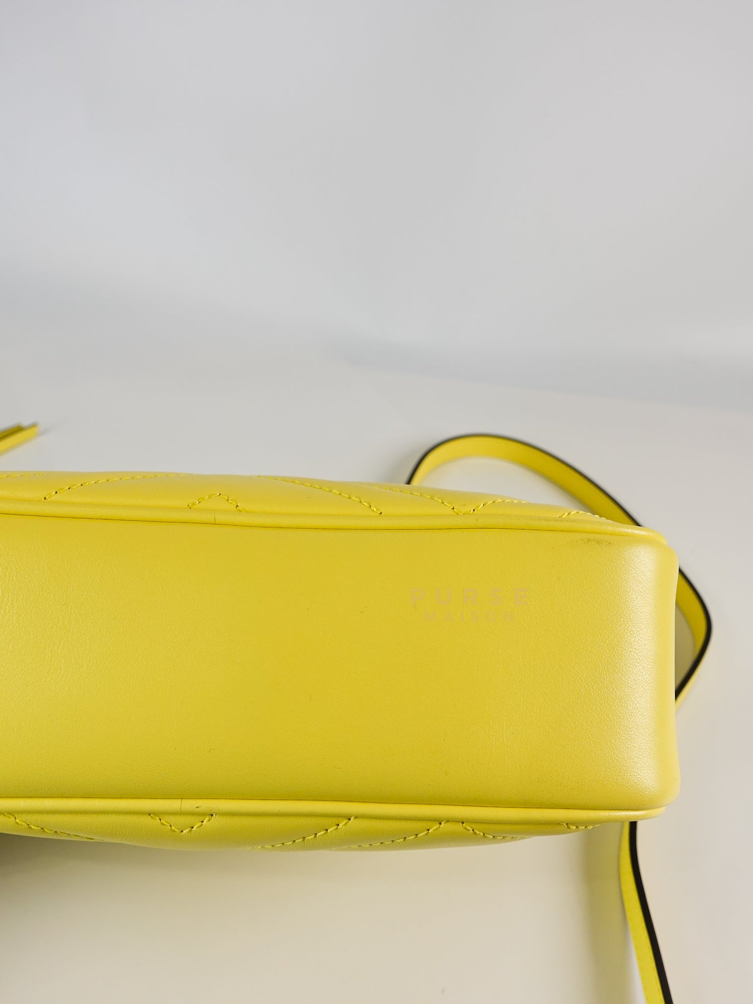 GG Marmont Small Lime Matelasse Camera Bag | Purse Maison Luxury Bags Shop