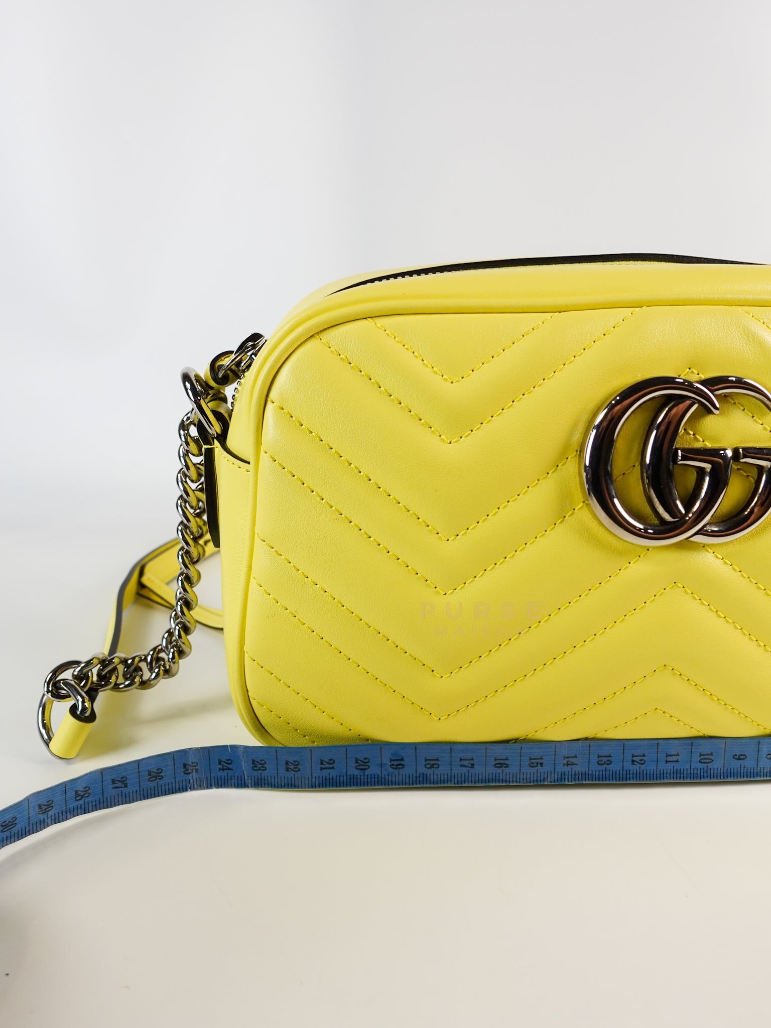 GG Marmont Small Lime Matelasse Camera Bag | Purse Maison Luxury Bags Shop