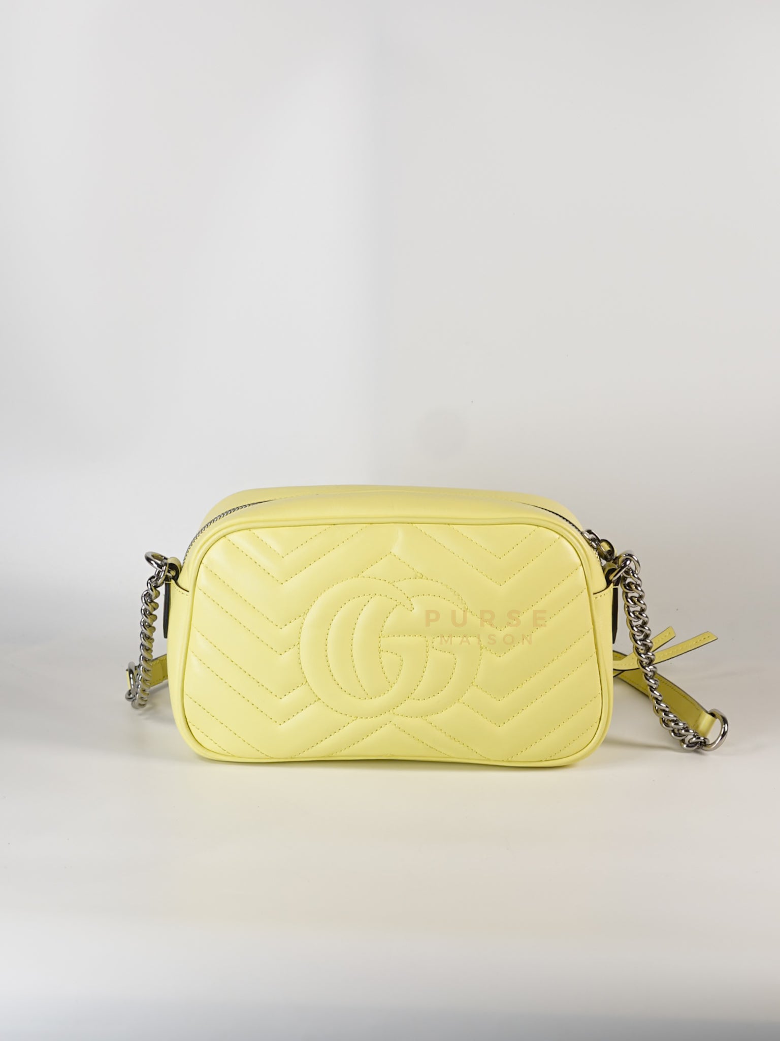 GG Marmont Small Lime Matelasse Camera Bag | Purse Maison Luxury Bags Shop