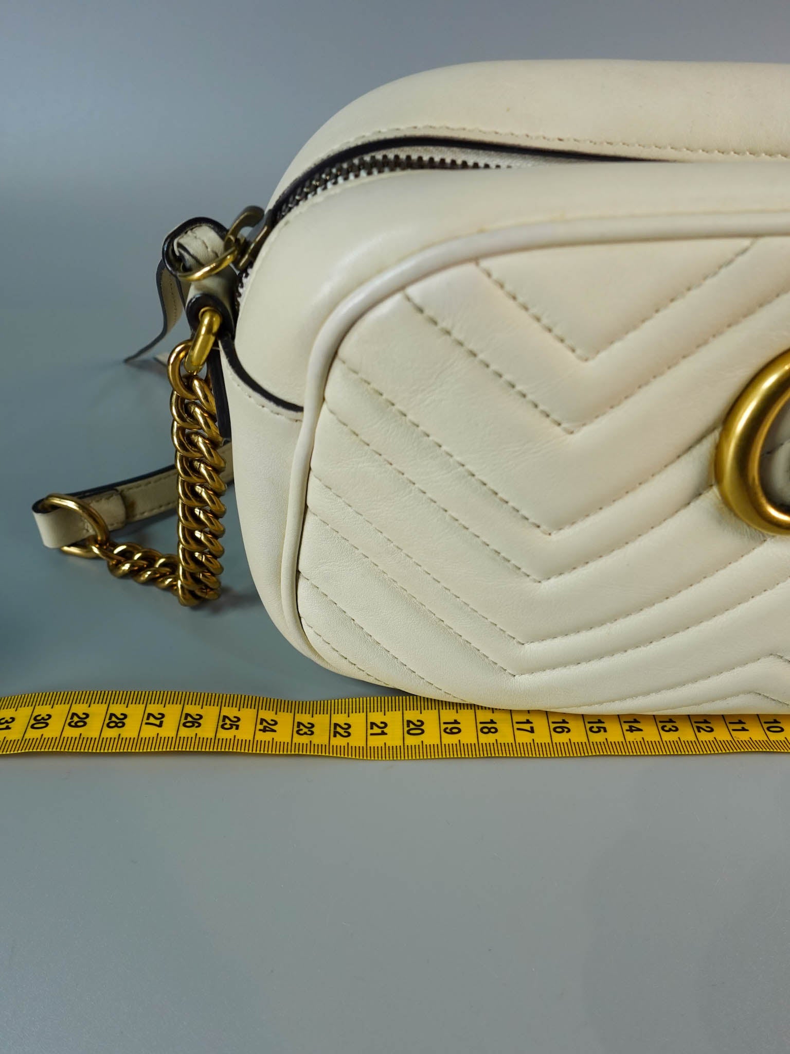 GG Marmont Small White Matelasse Camera Bag | Purse Maison Luxury Bags Shop