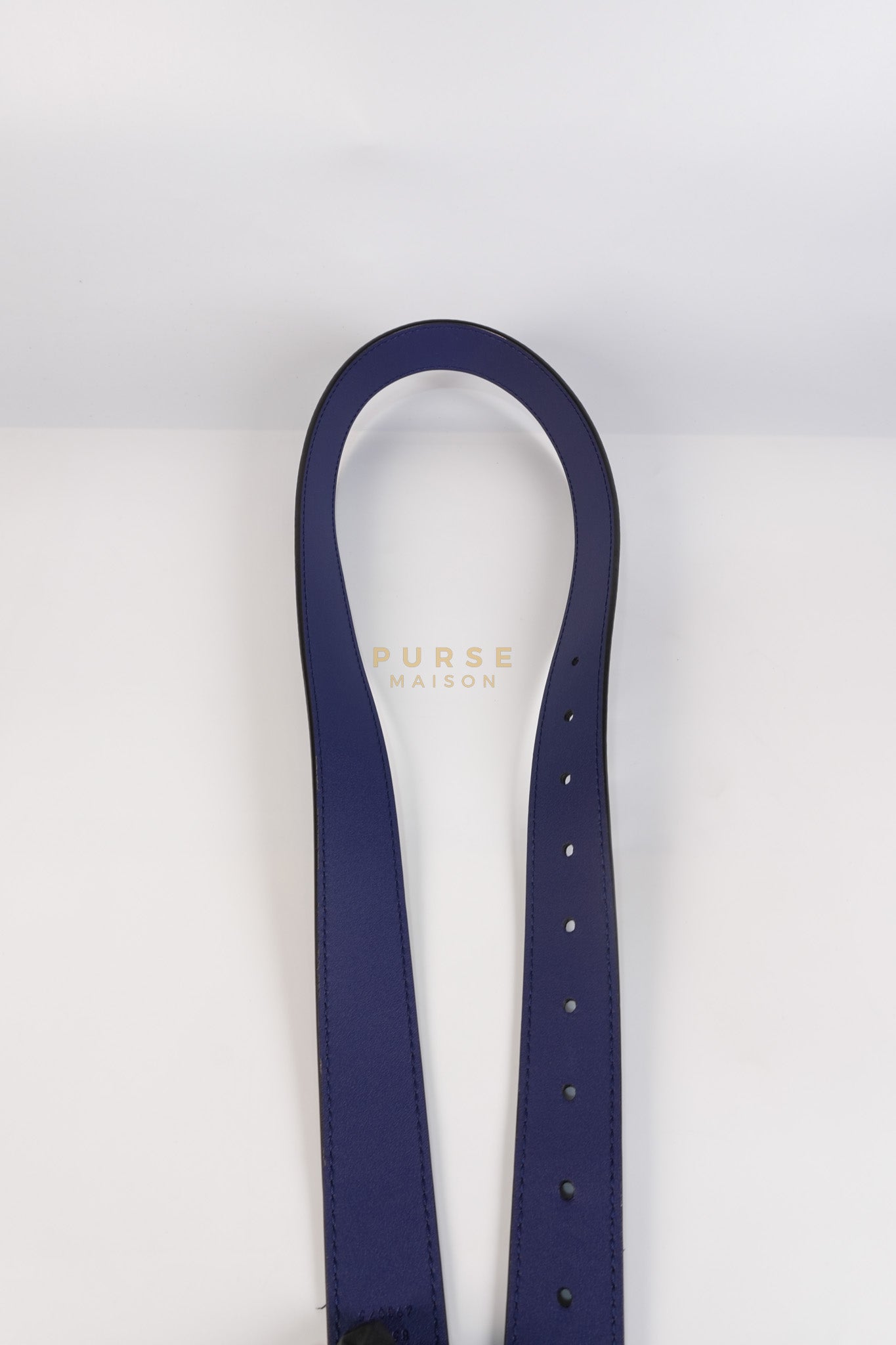 GG Marmont Velvet Belt Bag in Blue Suede Leather & Gold Hardware | Purse Maison Luxury Bags Shop