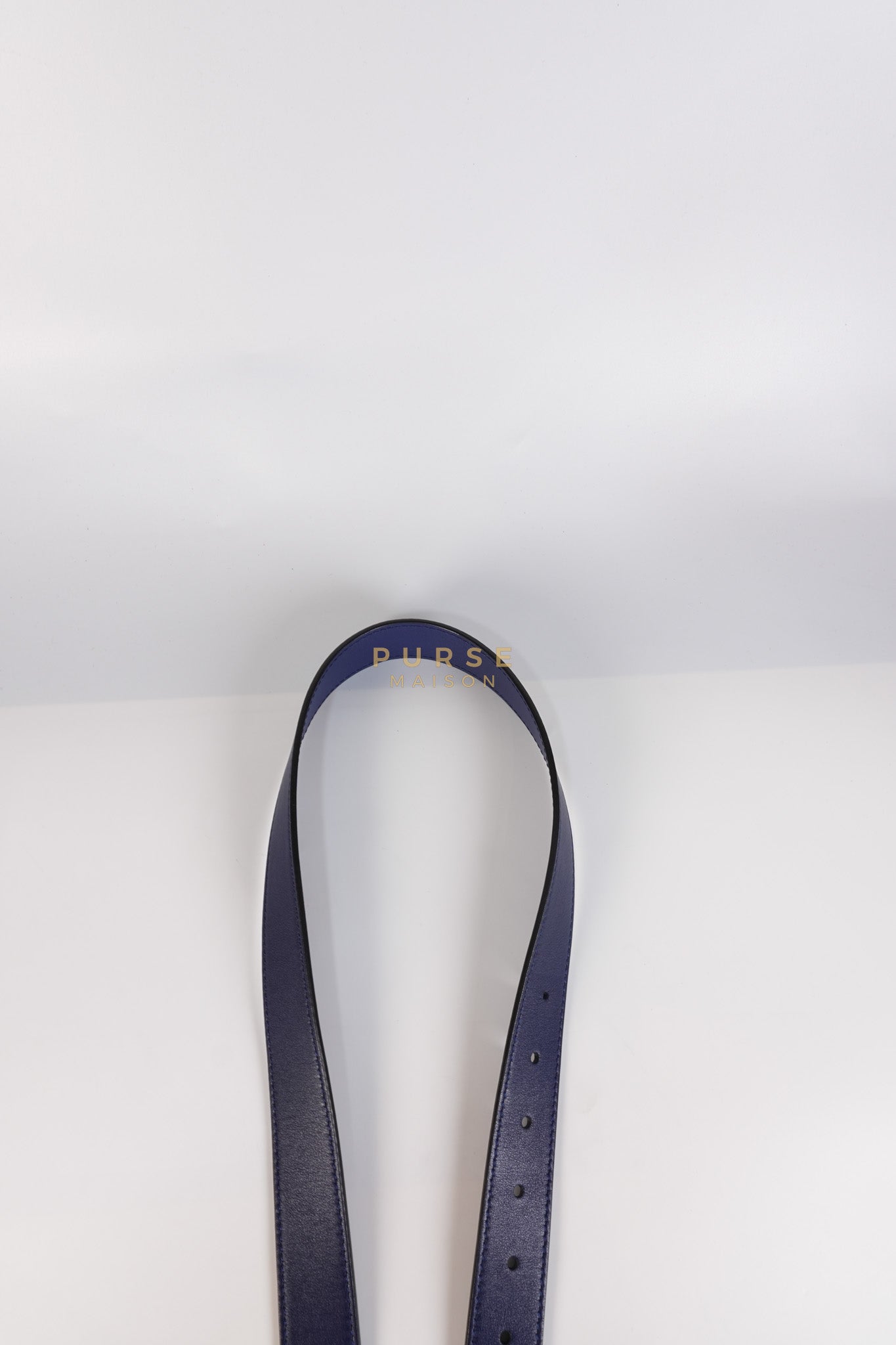 GG Marmont Velvet Belt Bag in Blue Suede Leather & Gold Hardware | Purse Maison Luxury Bags Shop