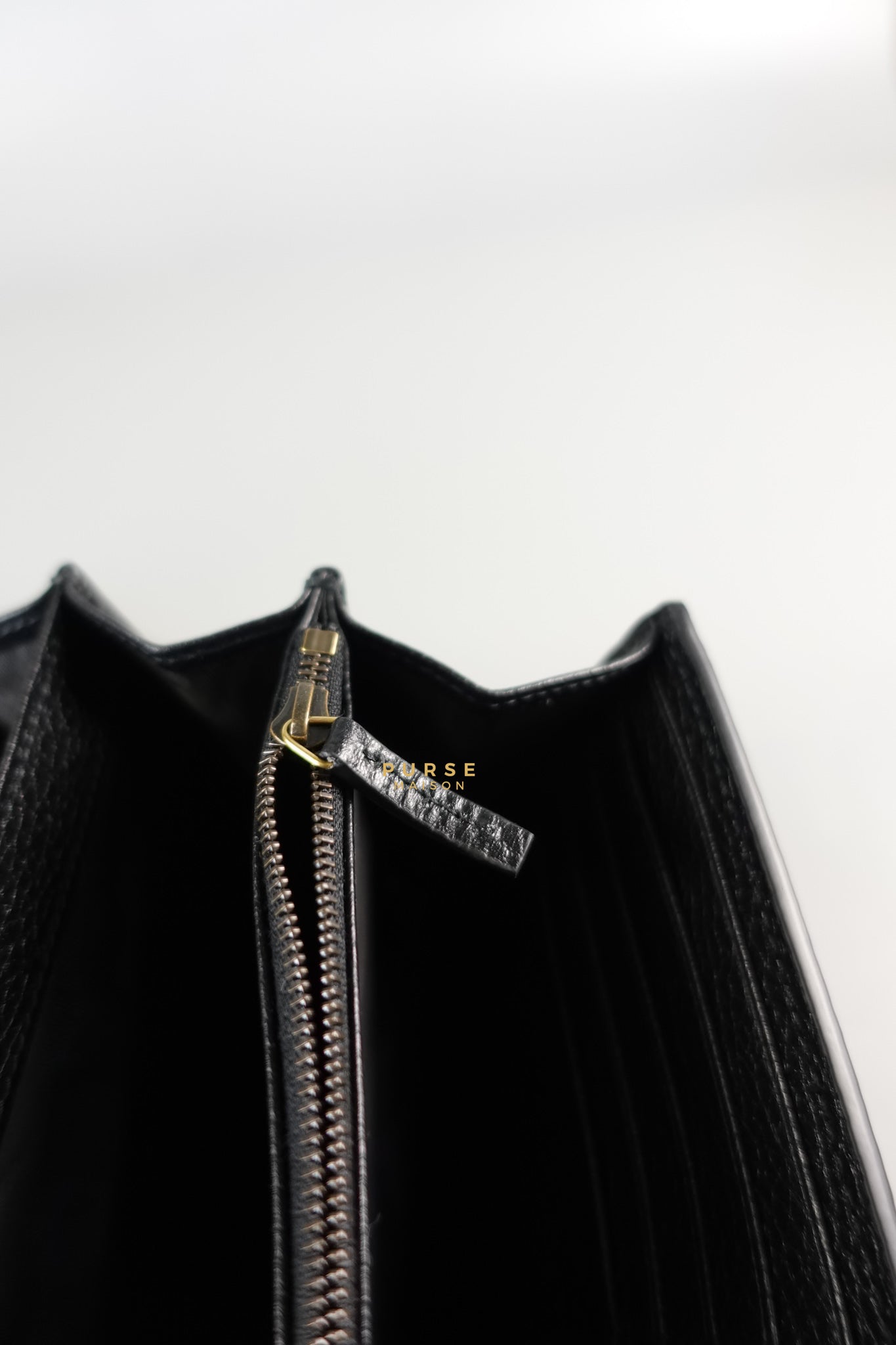 GG Marmont Wallet on Chain in Black Leather | Purse Maison Luxury Bags Shop