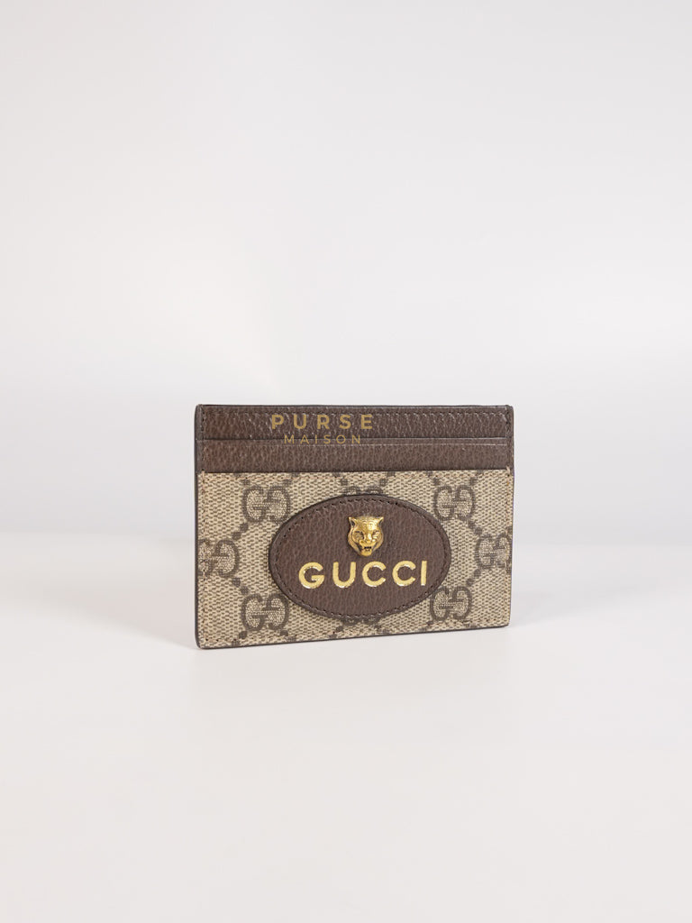 GG Neo Vintage Cardholder in Yellow Supreme Monogram | Purse Maison Luxury Bags Shop