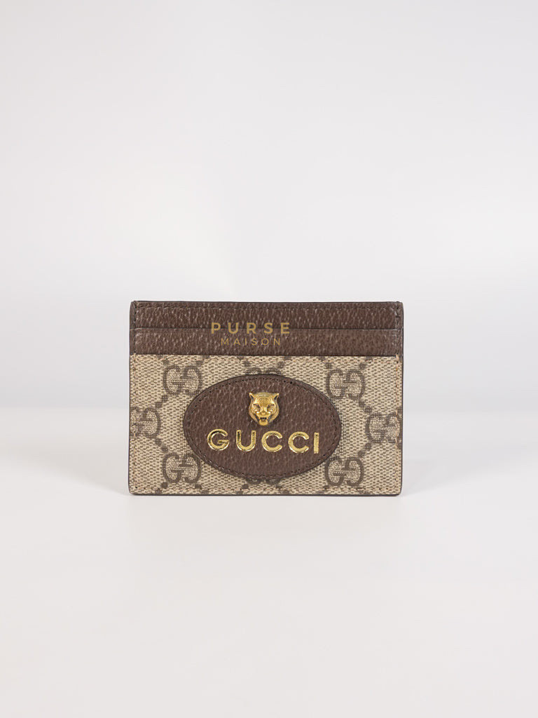 GG Neo Vintage Cardholder in Yellow Supreme Monogram | Purse Maison Luxury Bags Shop