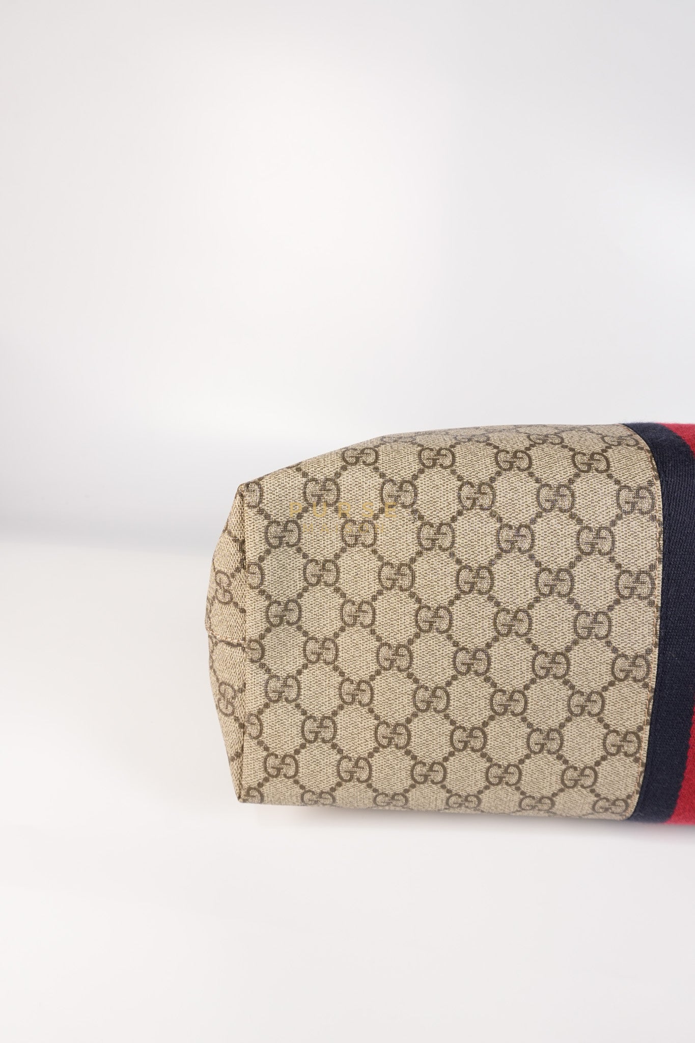 GG Ophidia Large Tote Bag in Cream/Red/Blue | Purse Maison Luxury Bags Shop