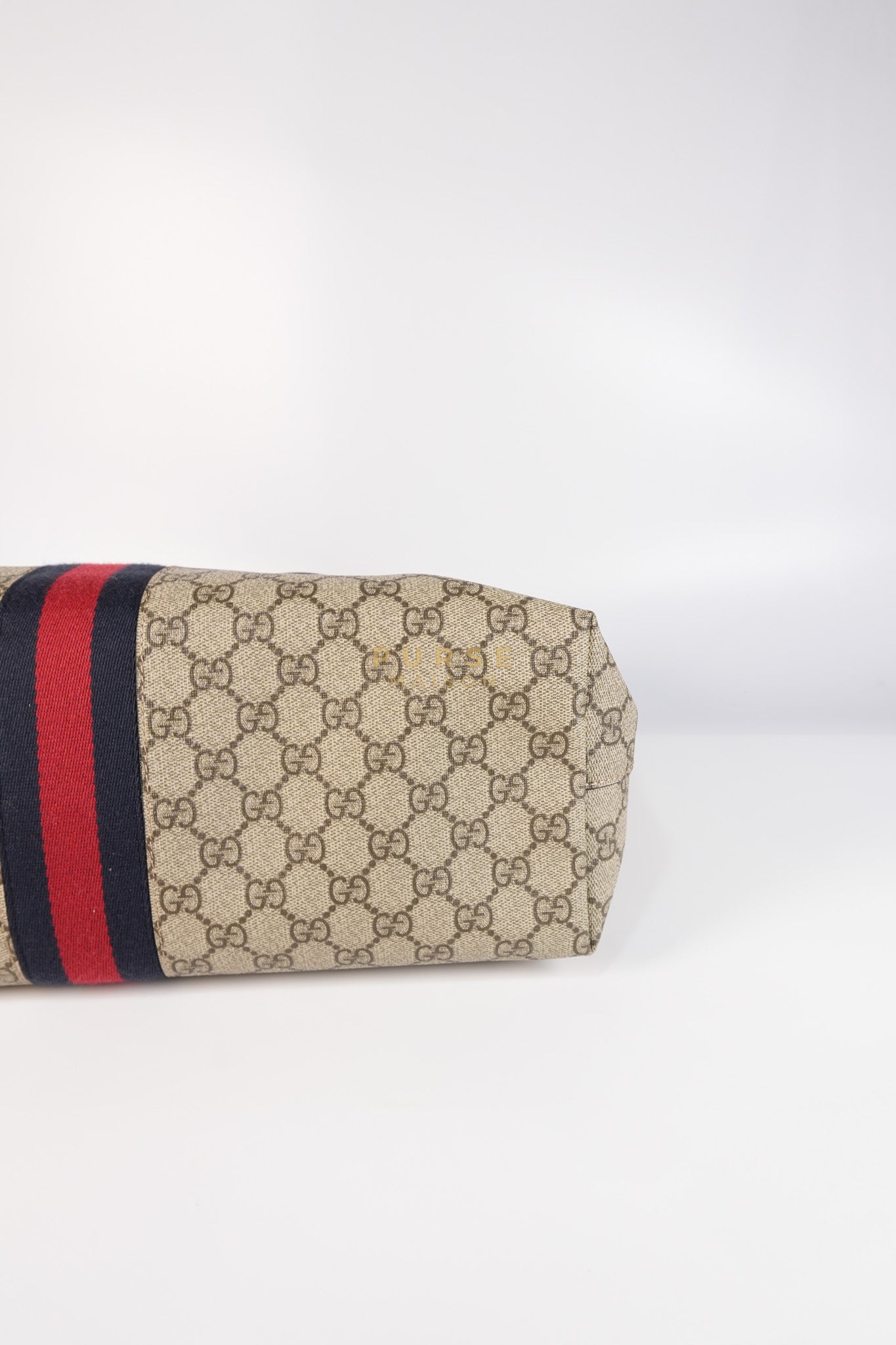 GG Ophidia Large Tote Bag in Cream/Red/Blue | Purse Maison Luxury Bags Shop
