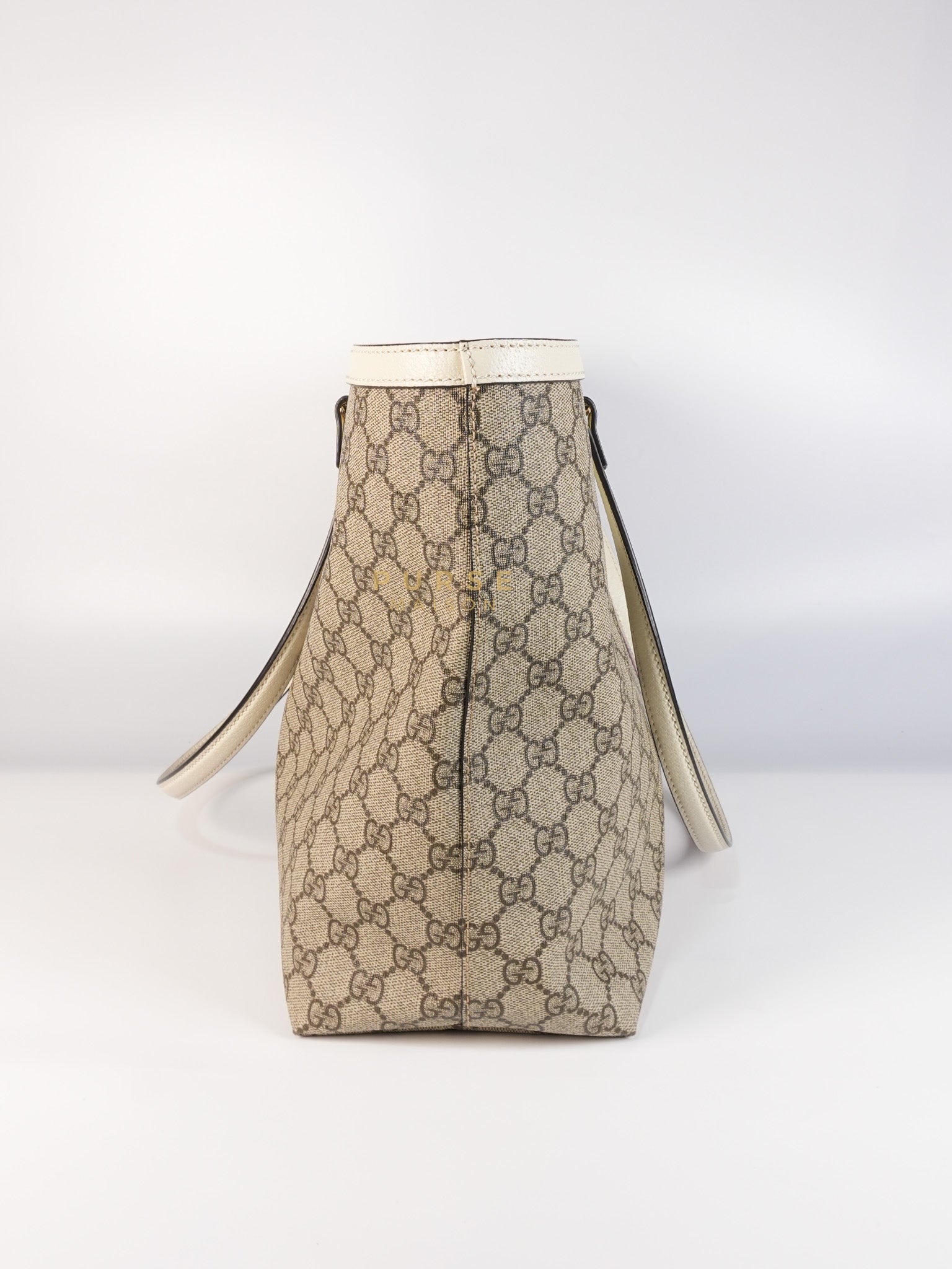 GG Ophidia Large Tote Bag in Cream/Red/Blue | Purse Maison Luxury Bags Shop
