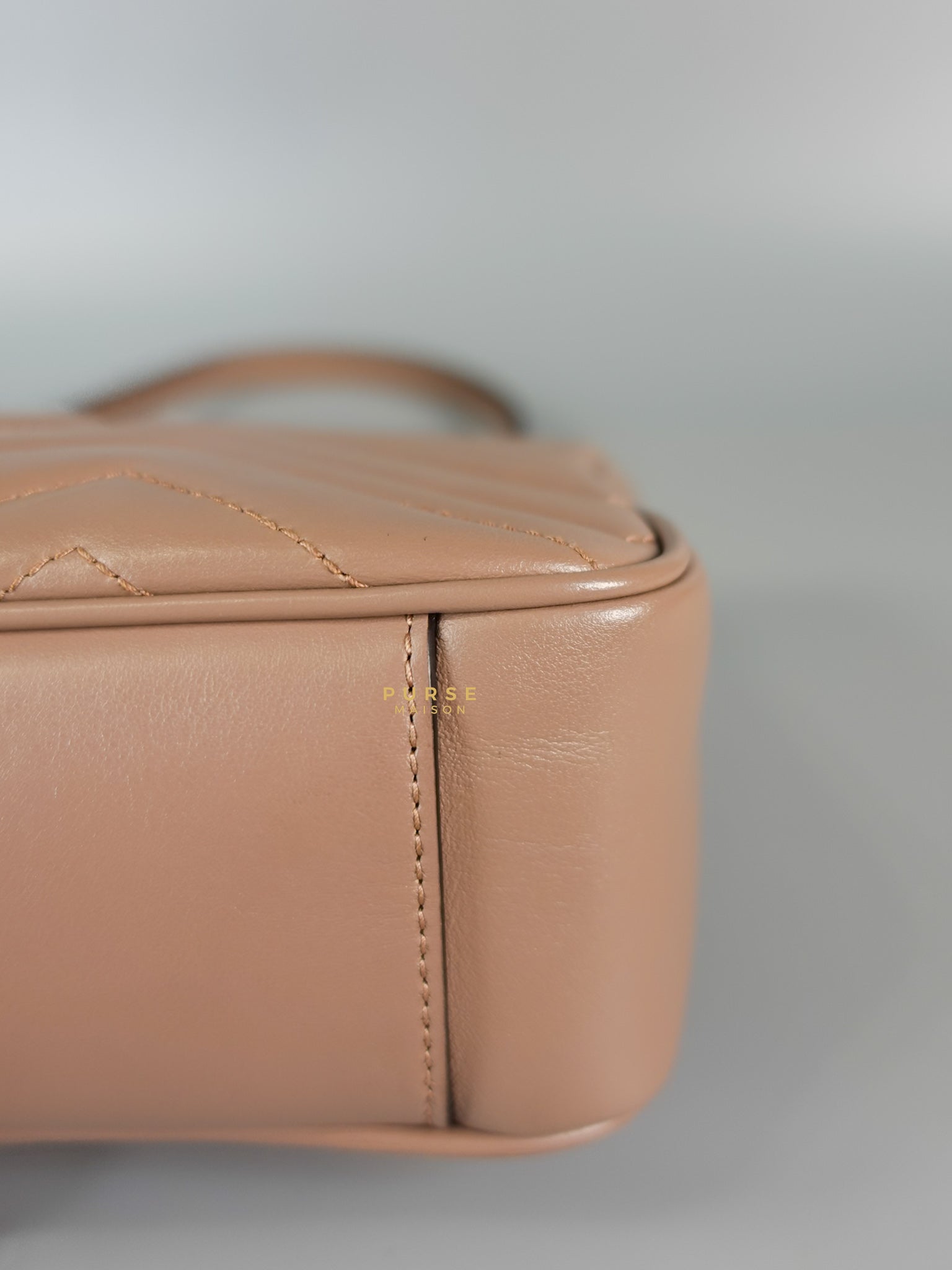GG Small Marmont Quilted Leather in Dusty Rose | Purse Maison Luxury Bags Shop