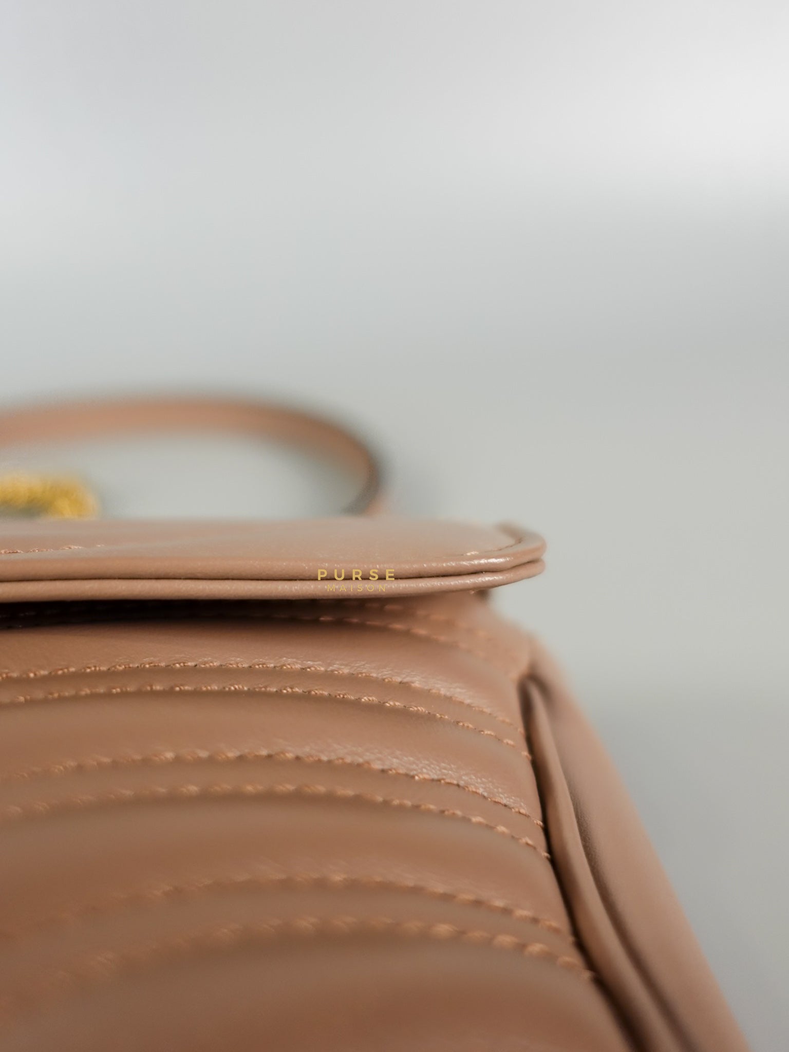 GG Small Marmont Quilted Leather in Dusty Rose | Purse Maison Luxury Bags Shop