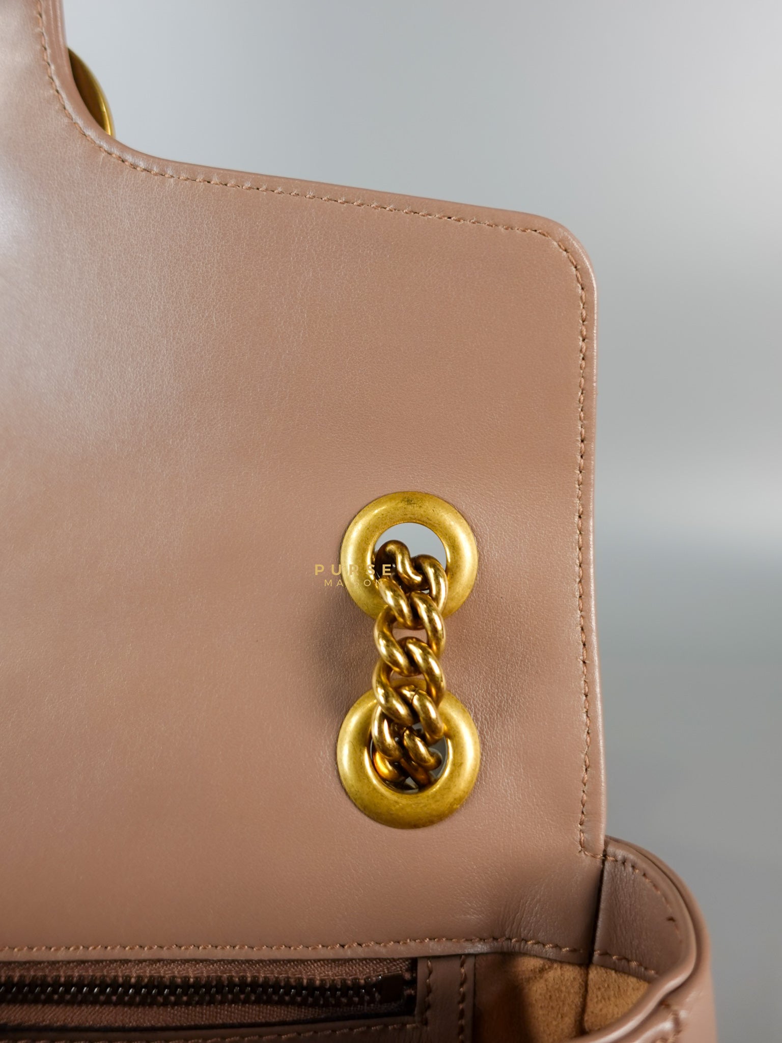GG Small Marmont Quilted Leather in Dusty Rose | Purse Maison Luxury Bags Shop