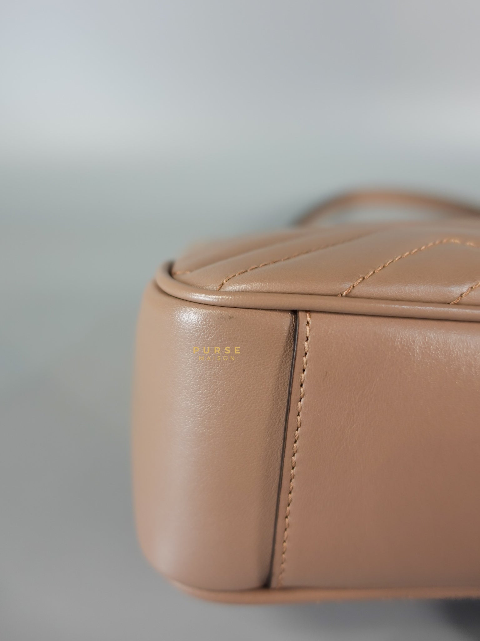 GG Small Marmont Quilted Leather in Dusty Rose | Purse Maison Luxury Bags Shop