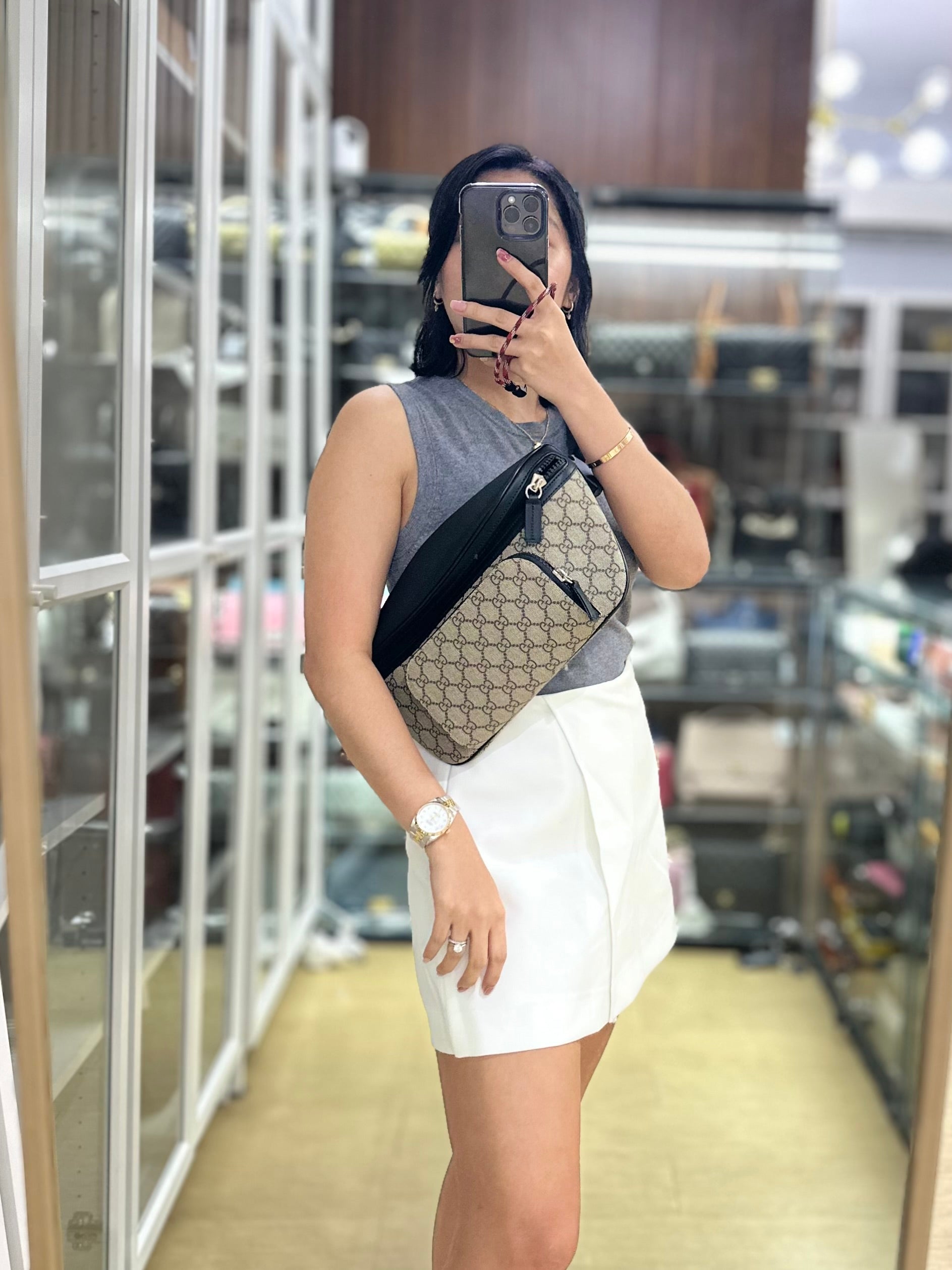 GG Supreme Canvas Belt Bag | Purse Maison Luxury Bags Shop