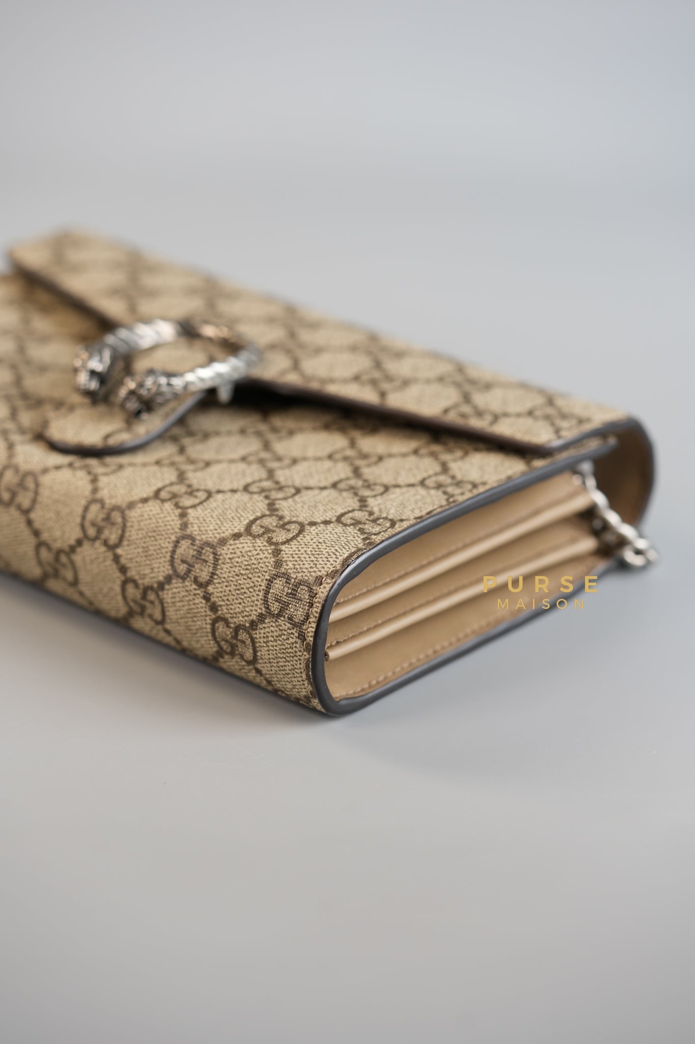 GG Supreme Dionysus Wallet on Chain | Purse Maison Luxury Bags Shop