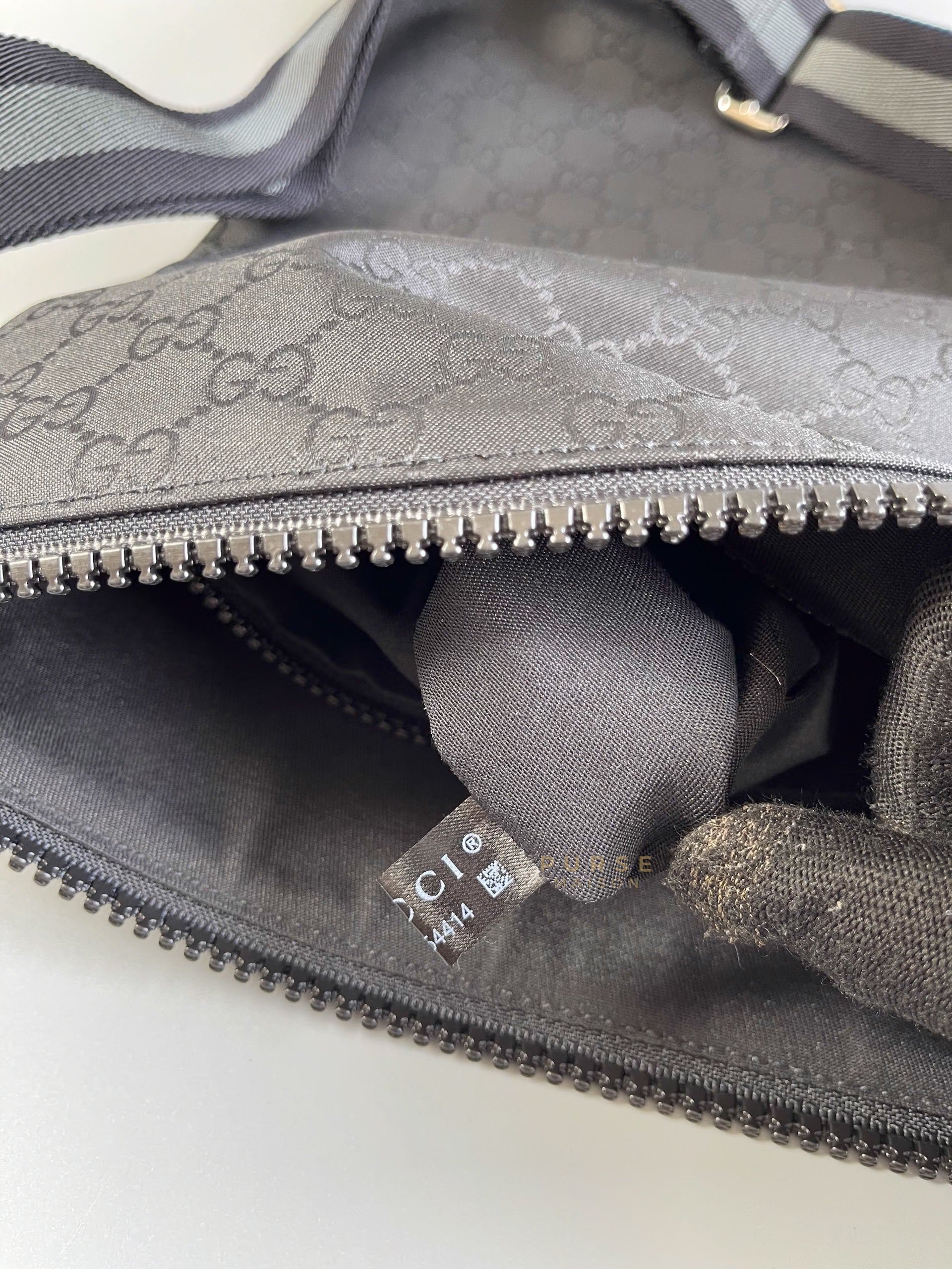 GG Supreme Medium Monogram Front Zip Messenger Bag | Purse Maison Luxury Bags Shop