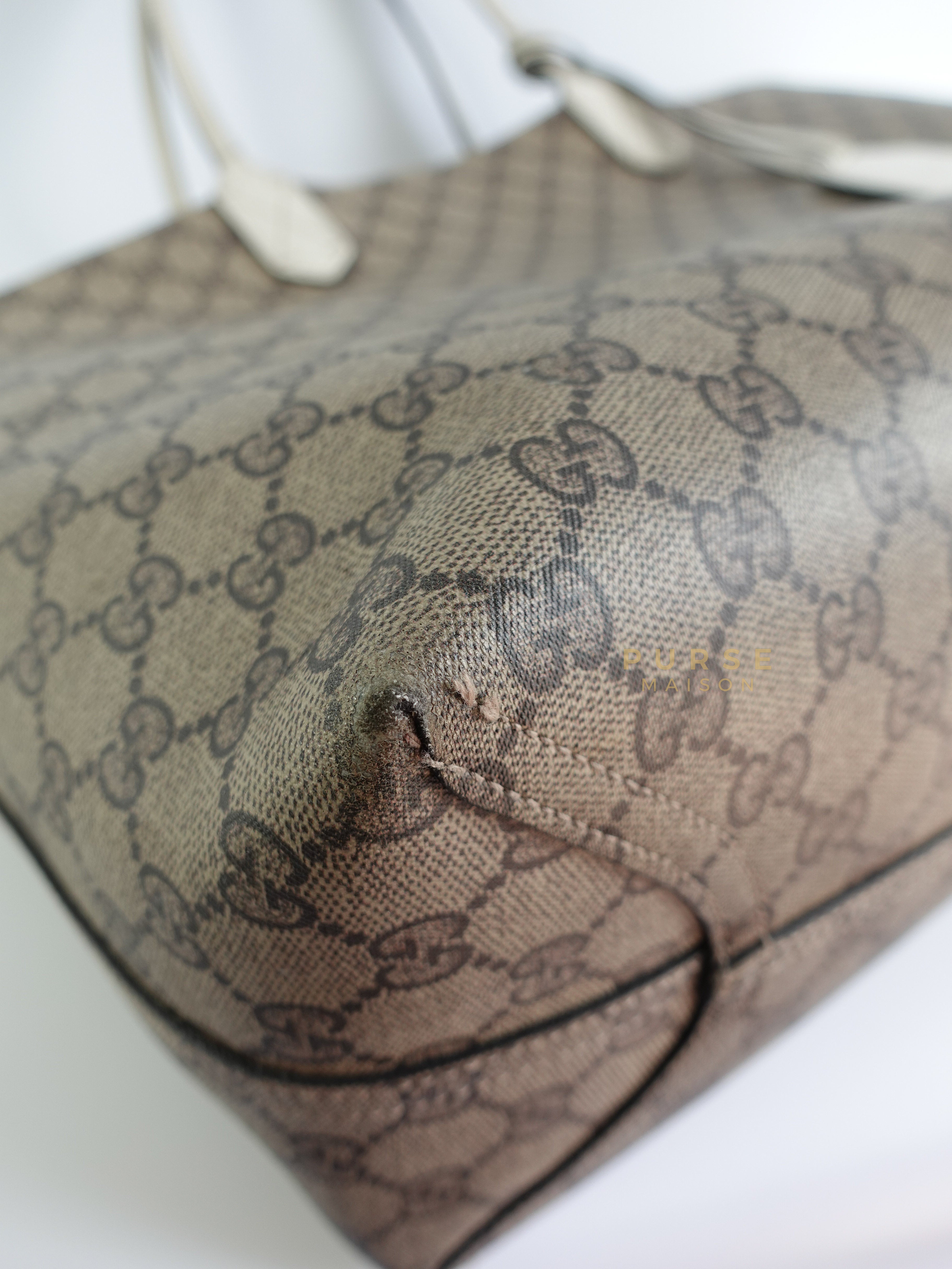 GG Supreme Monogram Large in Reversible Calfskin Tote Bag | Purse Maison Luxury Bags Shop