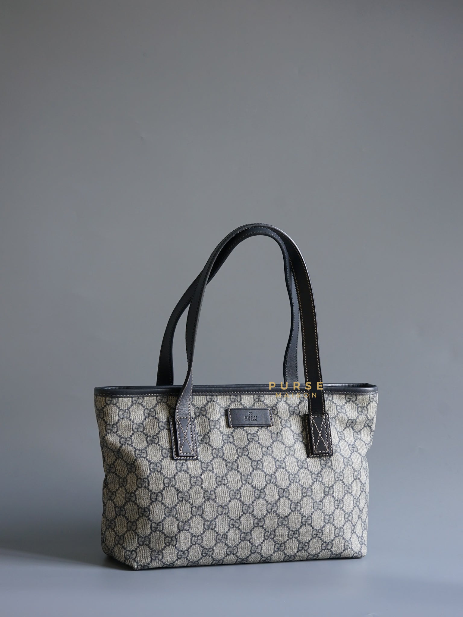GG Supreme Monogram Zipped Shopping Tote Bag | Purse Maison Luxury Bags Shop