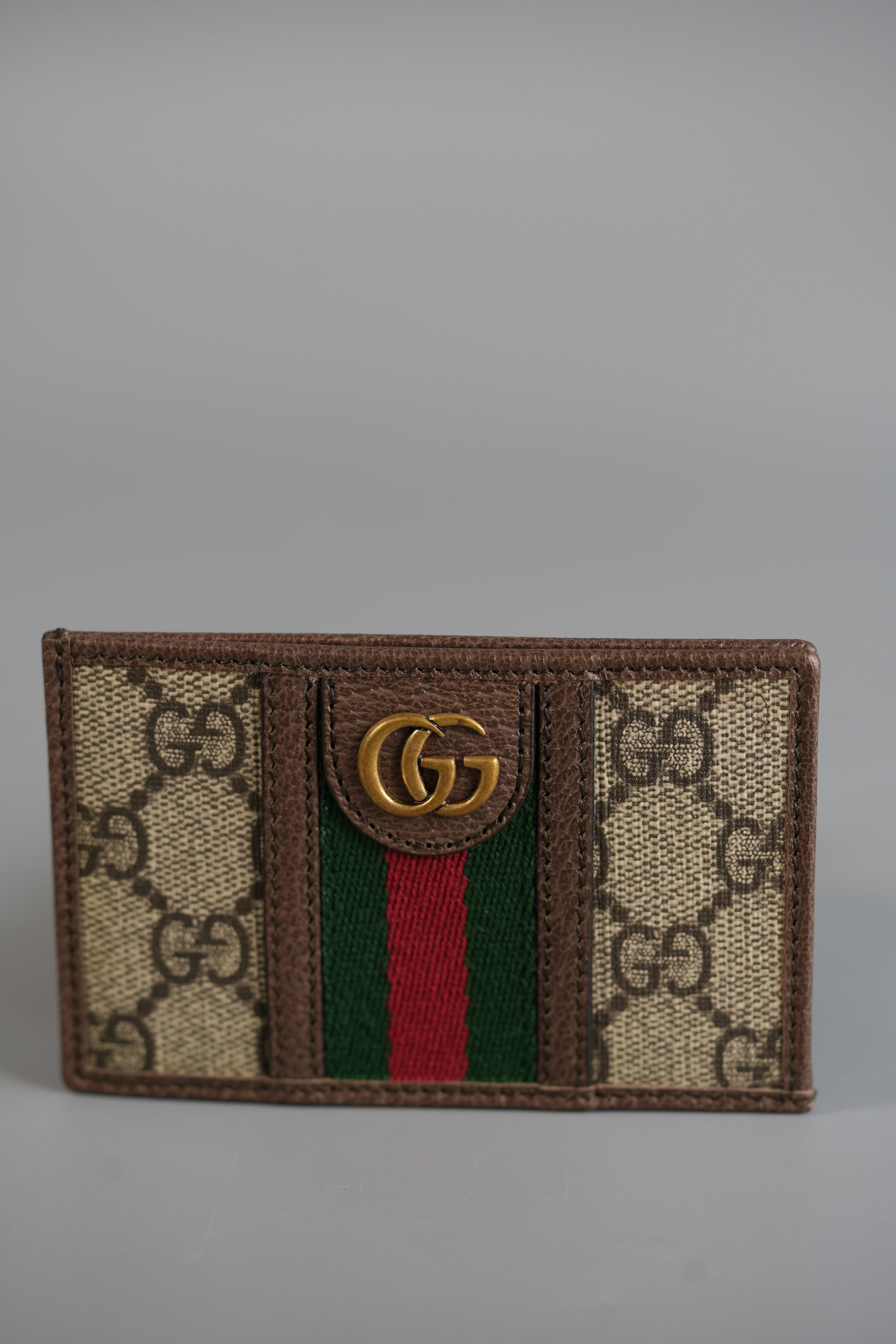 GG Web Canvas Card Holder Wallet | Purse Maison Luxury Bags Shop