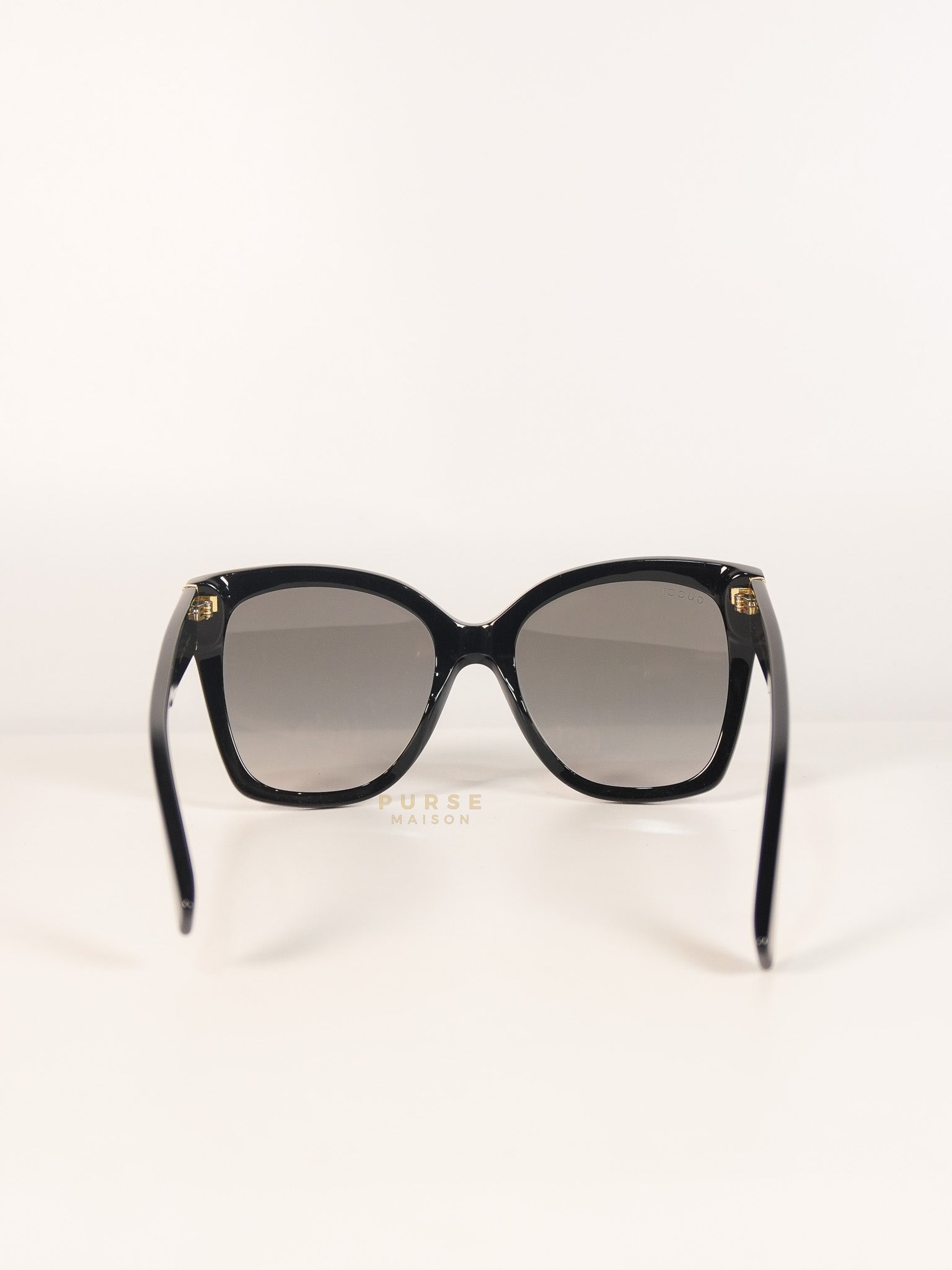 GG0459S Oversized Sunglasses in Black | Purse Maison Luxury Bags Shop