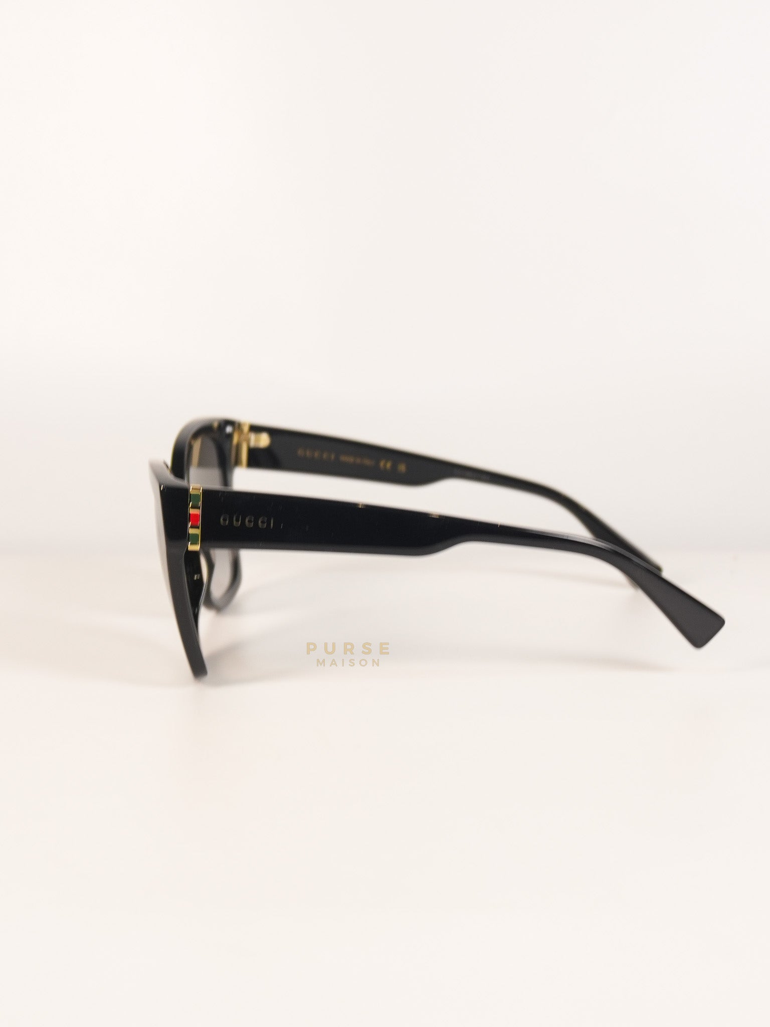 GG0459S Oversized Sunglasses in Black | Purse Maison Luxury Bags Shop