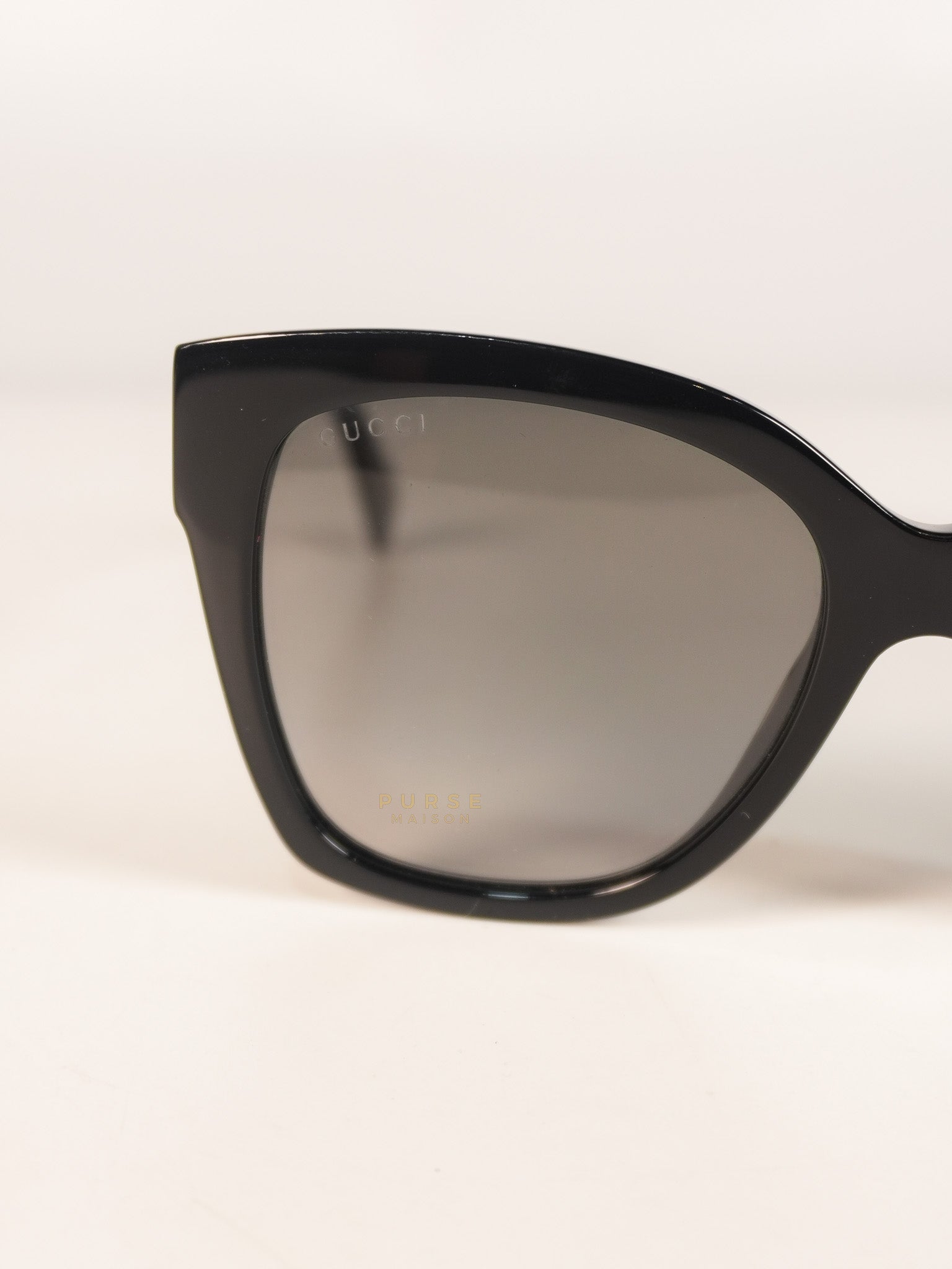 GG0459S Oversized Sunglasses in Black | Purse Maison Luxury Bags Shop