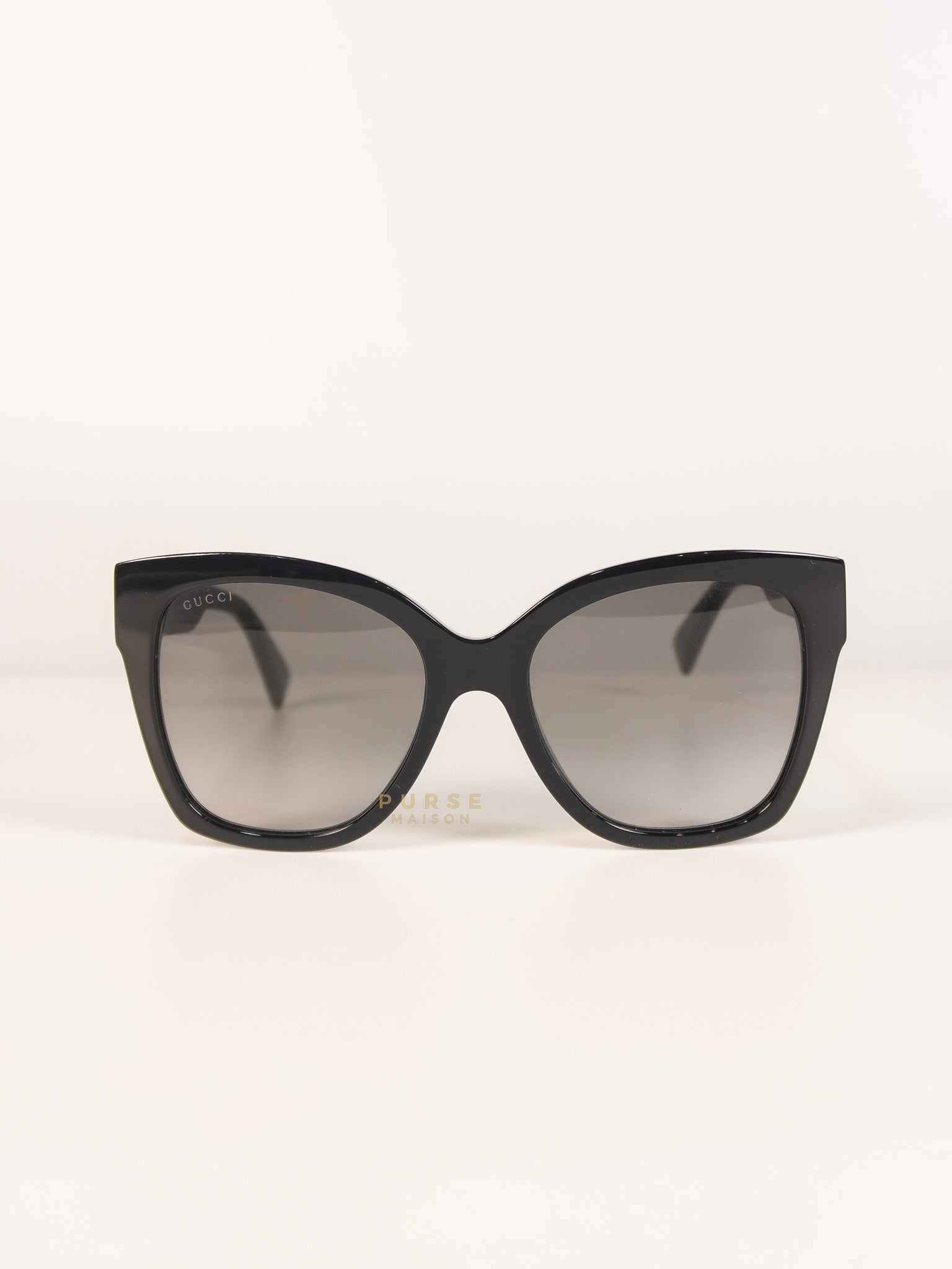 GG0459S Oversized Sunglasses in Black | Purse Maison Luxury Bags Shop