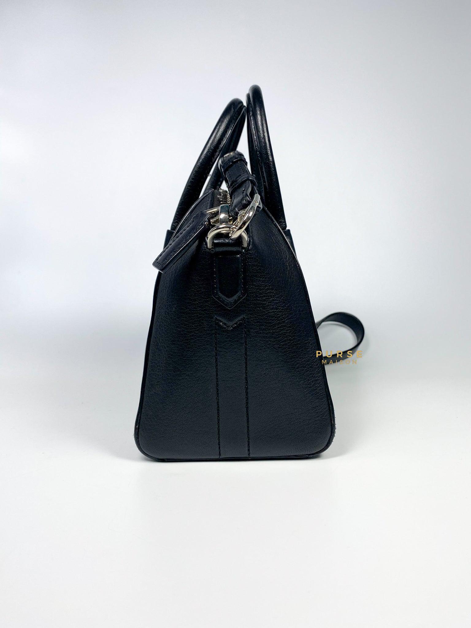 Givenchy Mini Antigona Black Grained Calfskin