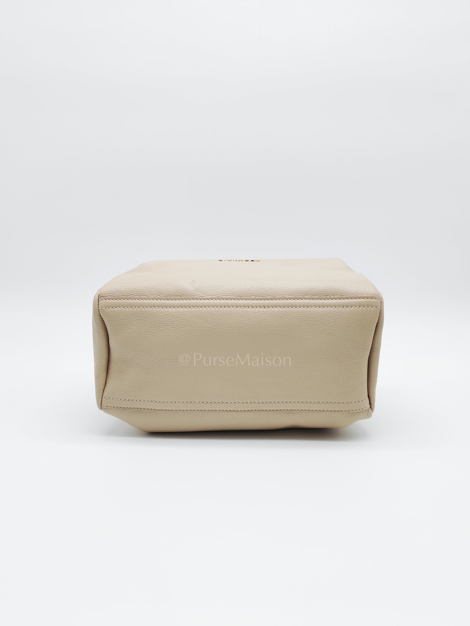 Mini Pandora in Natural Beige Soft Calfskin Leather Crossbody Bag | Purse Maison Luxury Bags Shop